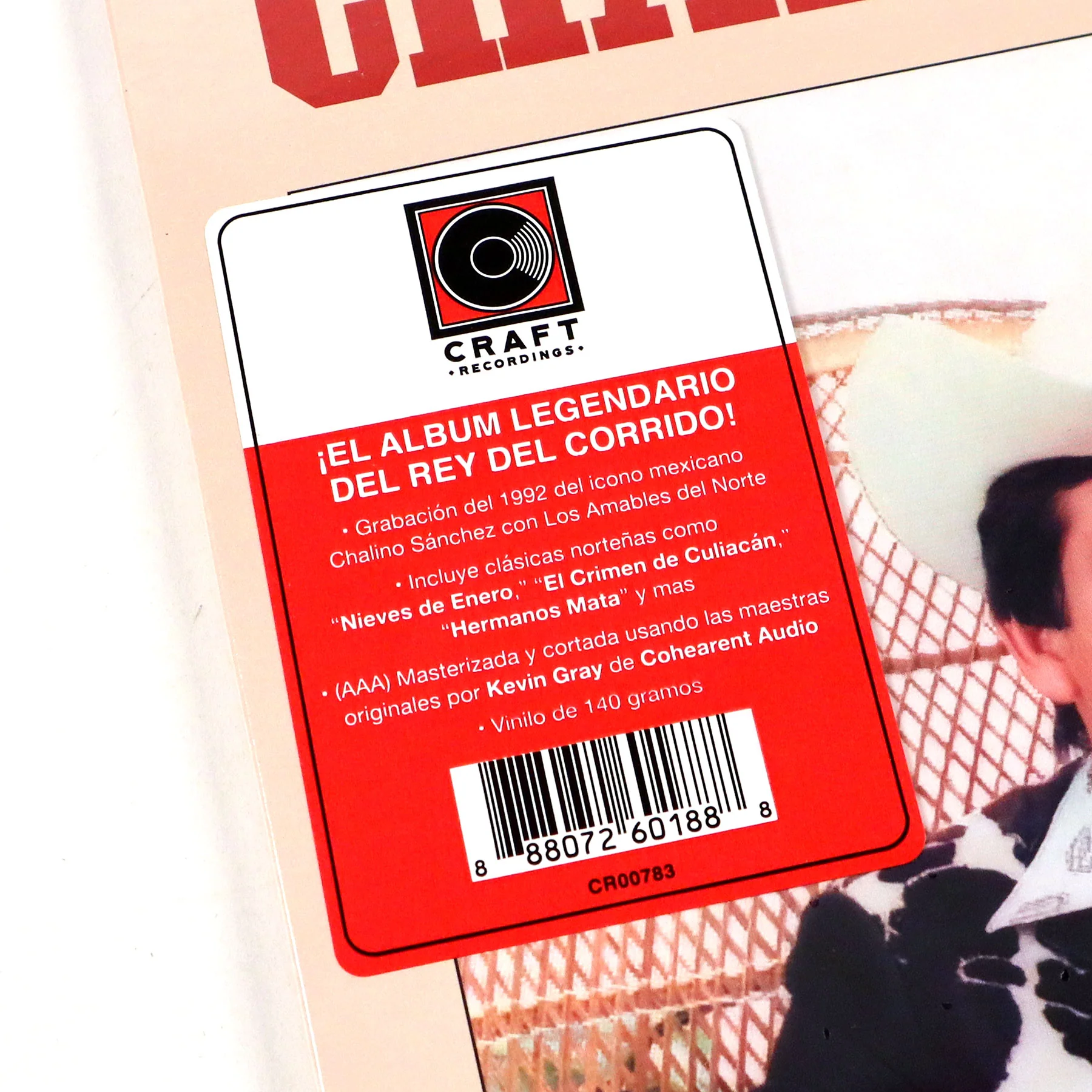 Chalino Sanchez: Nieves De Enero Vinyl LP - Image 3