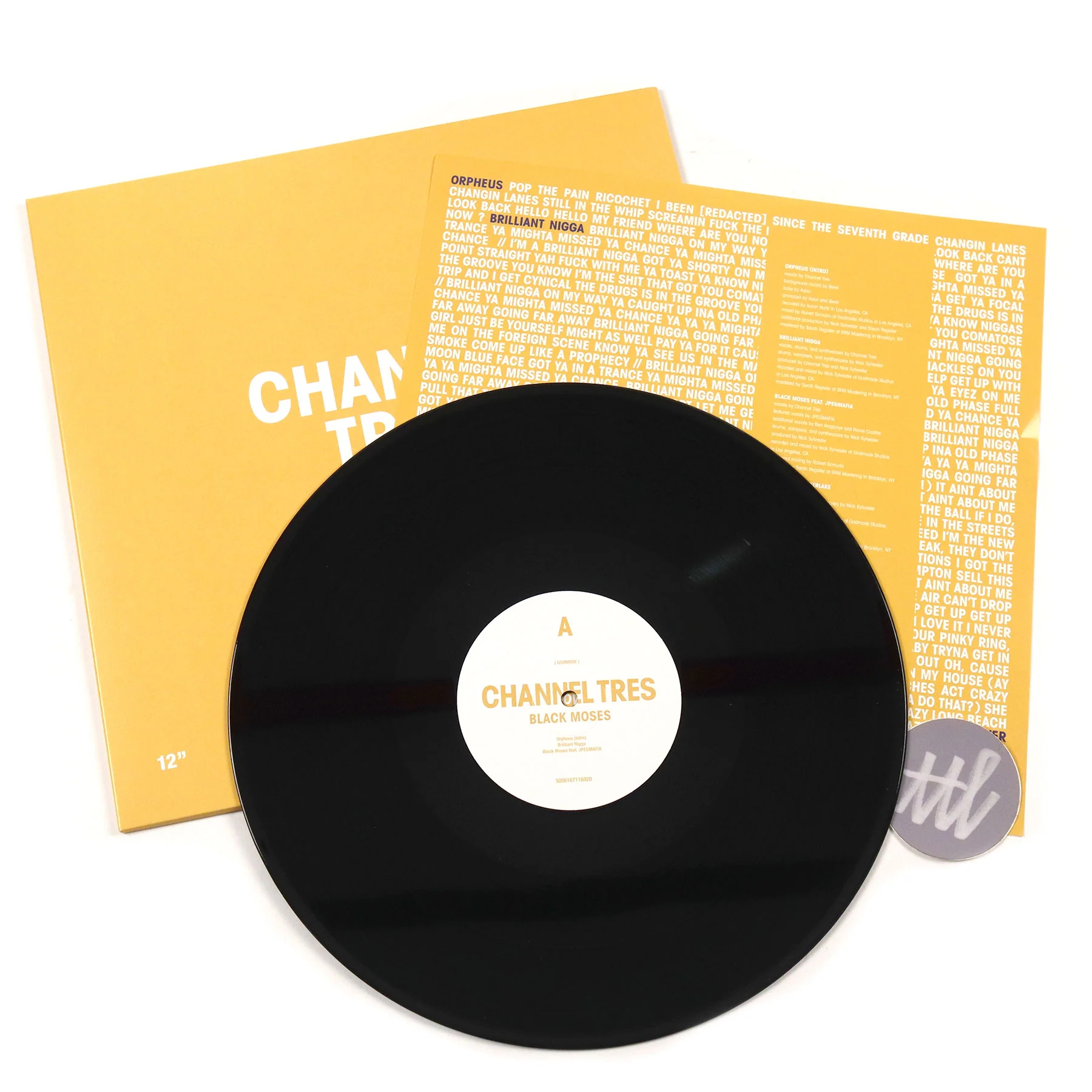 Channel Tres: Black Moses (feat. Jpegmafia) Vinyl LP - Image 2