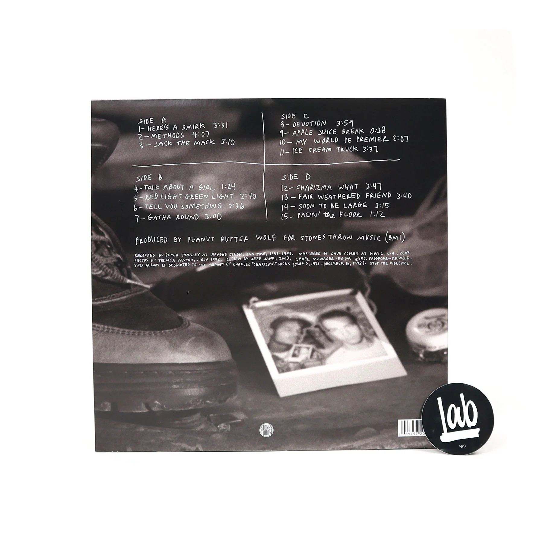 Charizma & Peanut Butter Wolf: Big Shots Vinyl 2LP - Image 3