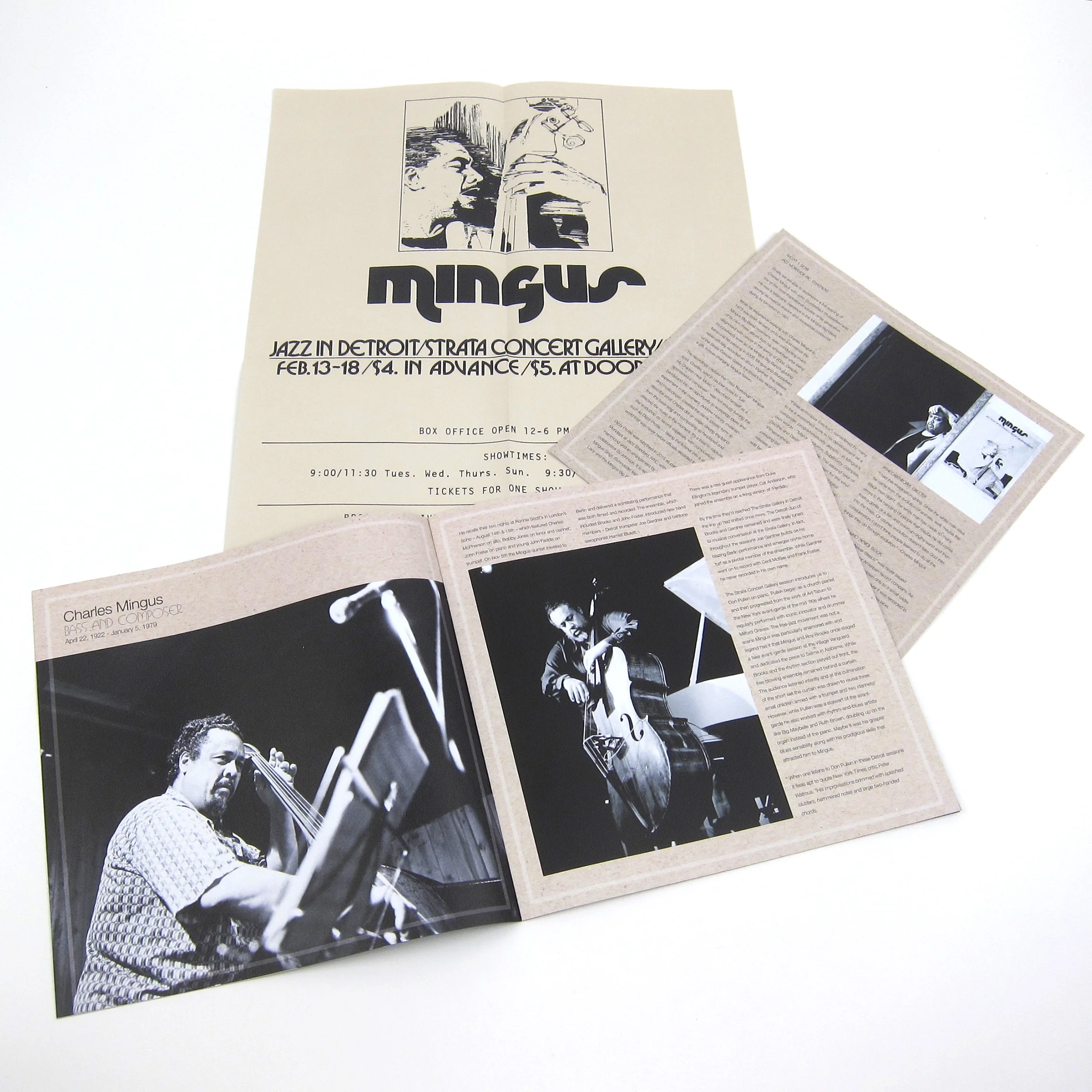 Charles Mingus: Jazz in Detroit / Strata Concert Gallery / 46 Selden (180g) Vinyl 5LP Boxset - Image 3