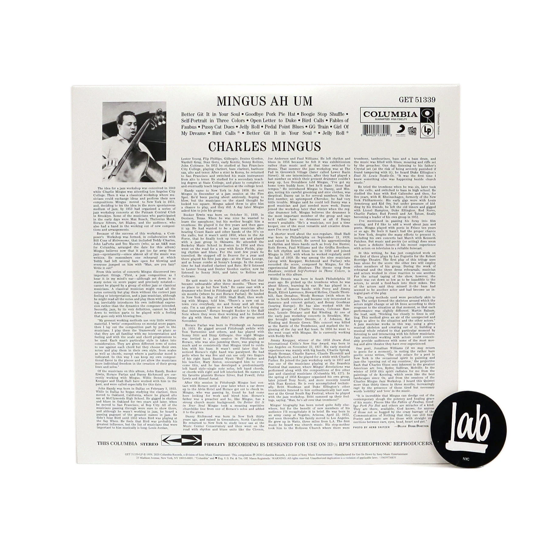 Charles Mingus: Mingus Ah Um Redux Vinyl 2LP - Image 3