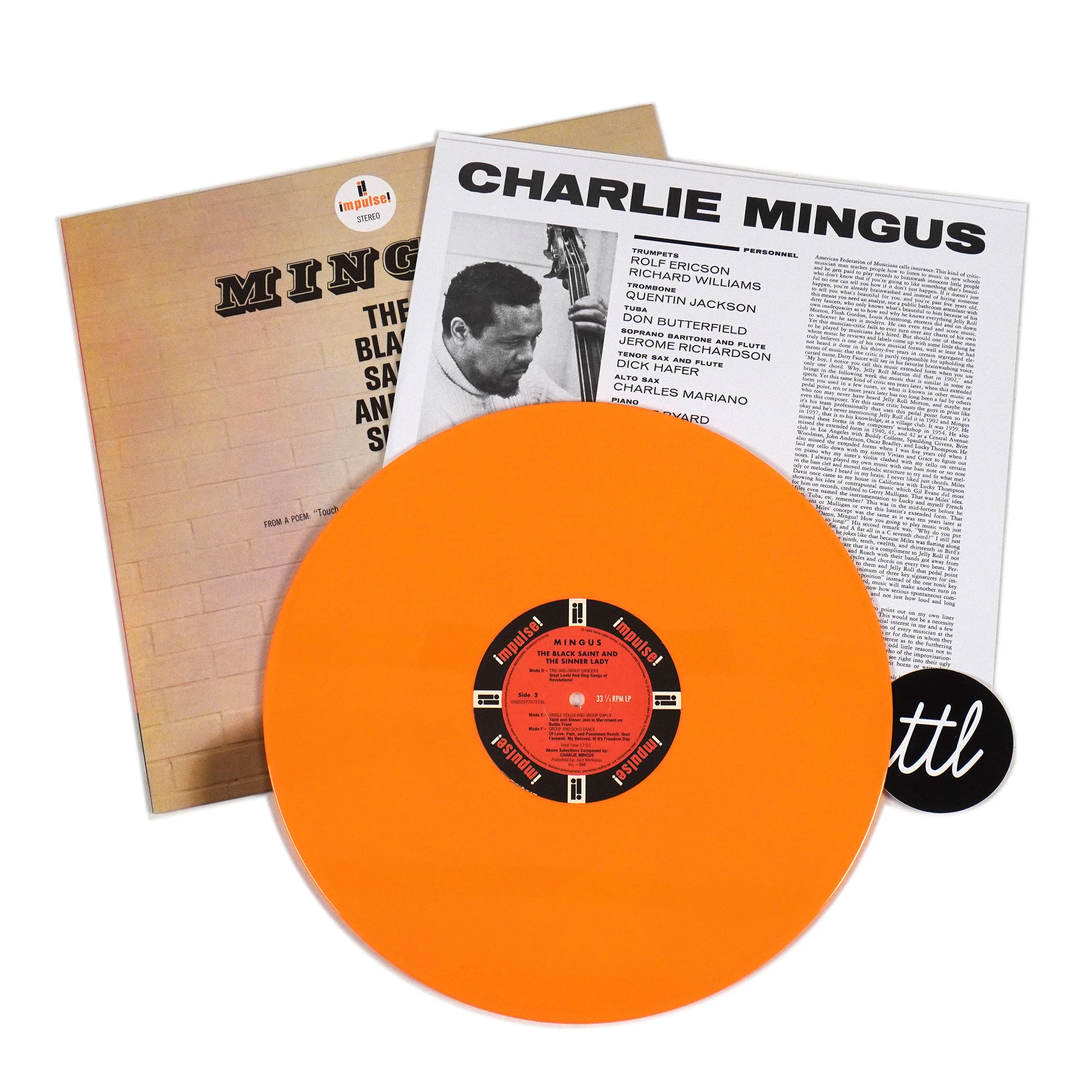 Charles Mingus: The Black Saint And The Sinner Lady (Orange Colored Vinyl) Vinyl LP - Image 2