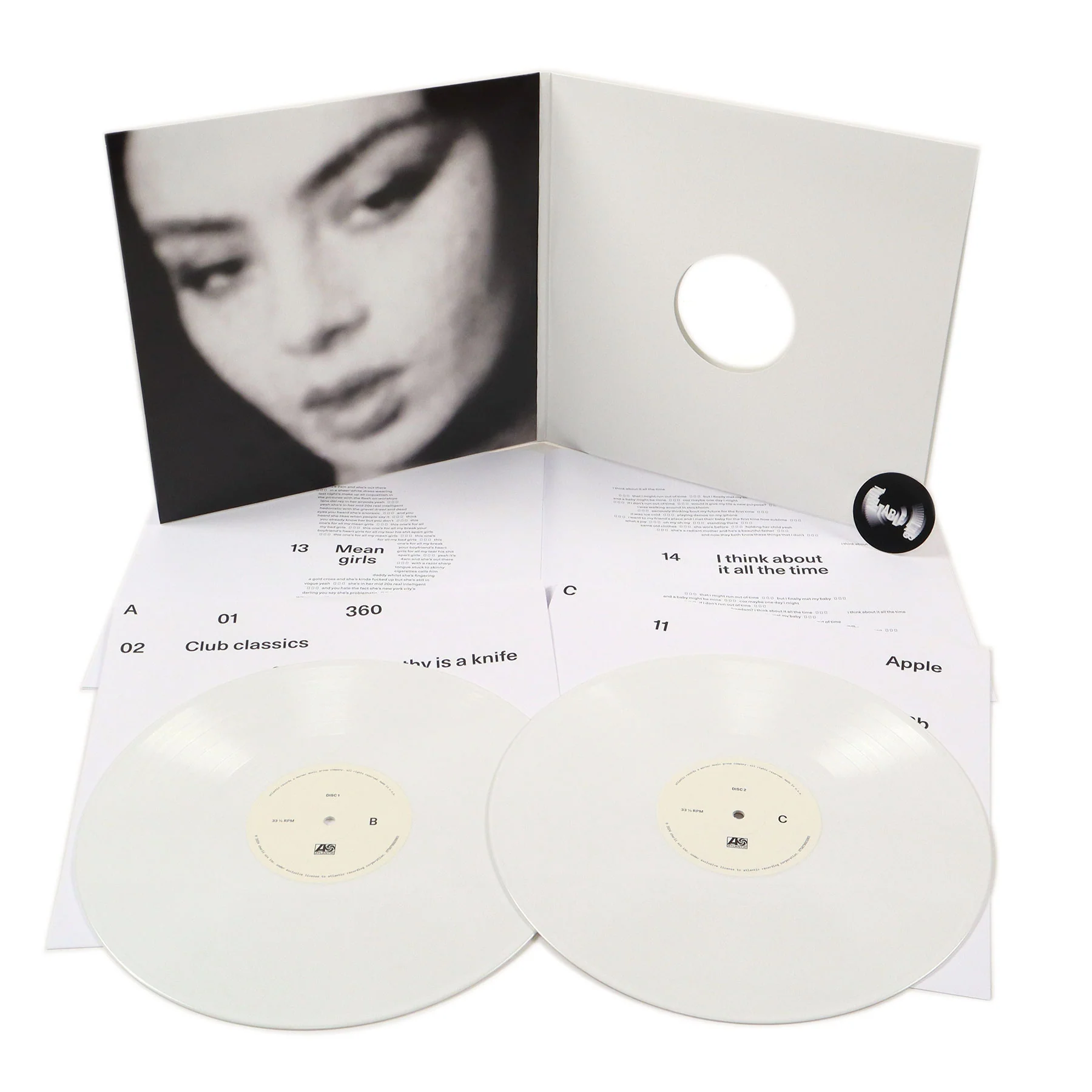 Charli XCX: Brat and it's the same but there's three more songs so it's not (Colored Vinyl) Vinyl 2LP - Image 2