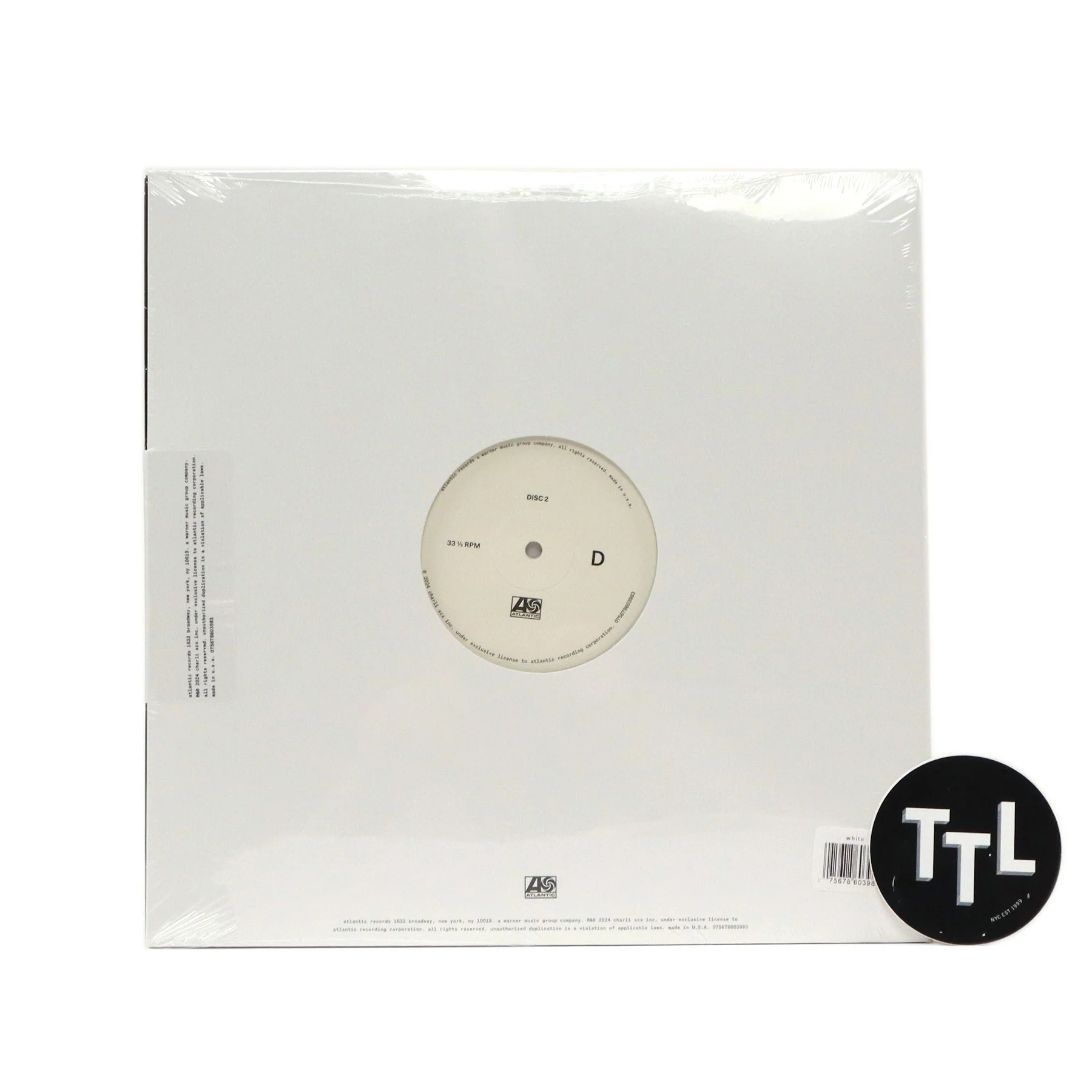 Charli XCX: Brat and it's the same but there's three more songs so it's not (Colored Vinyl) Vinyl 2LP - Image 3