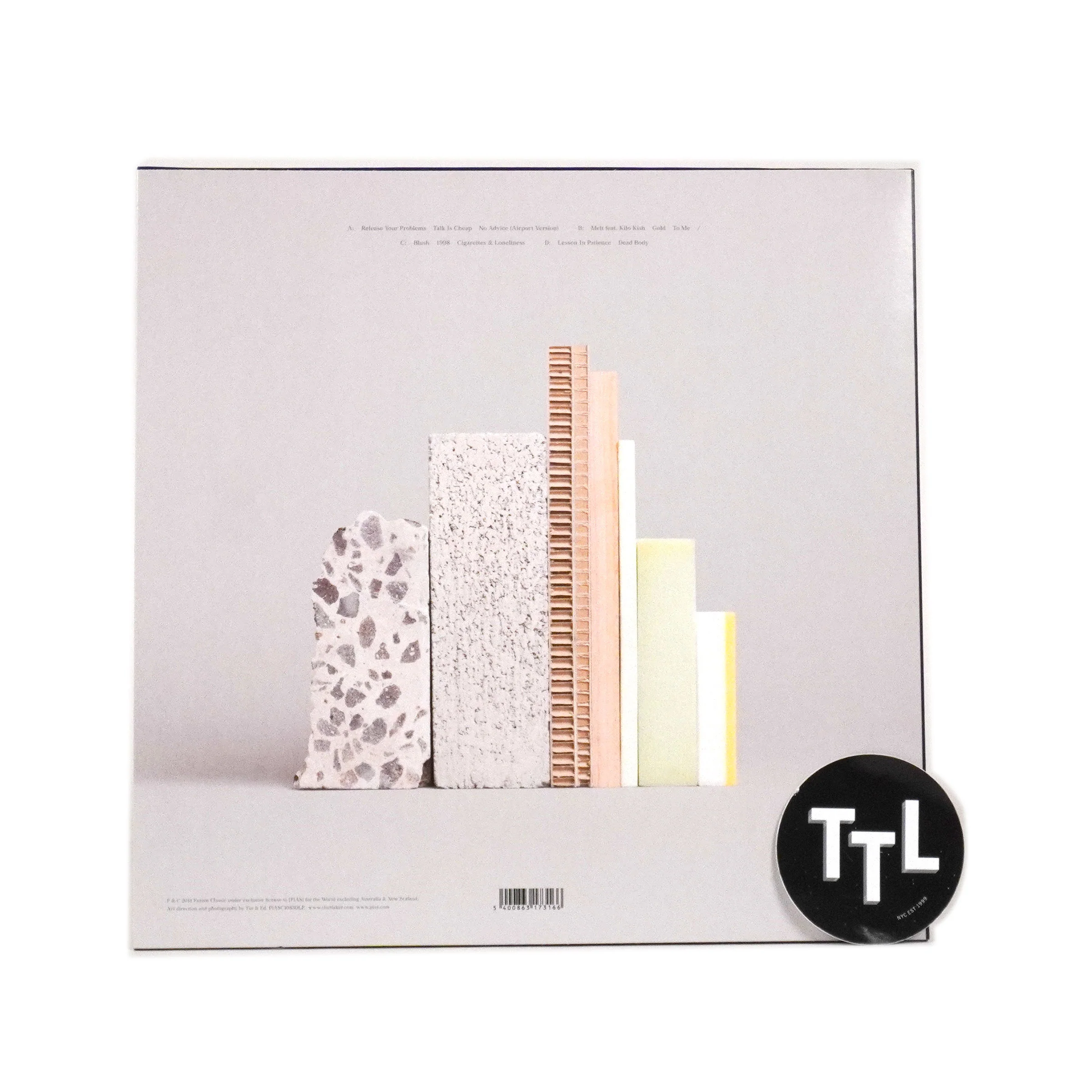 Chet Faker: Built On Glass (Clear Colored Vinyl) Vinyl 2LP - Image 3