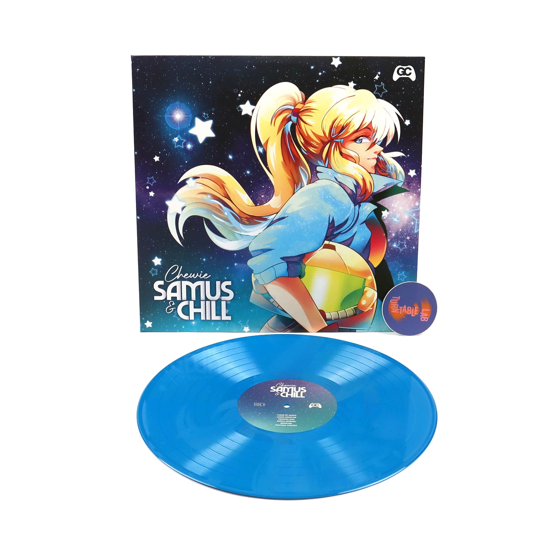 Chewie: Samus & Chill (Blue Colored Vinyl) (Metroid) Vinyl LP - Image 2