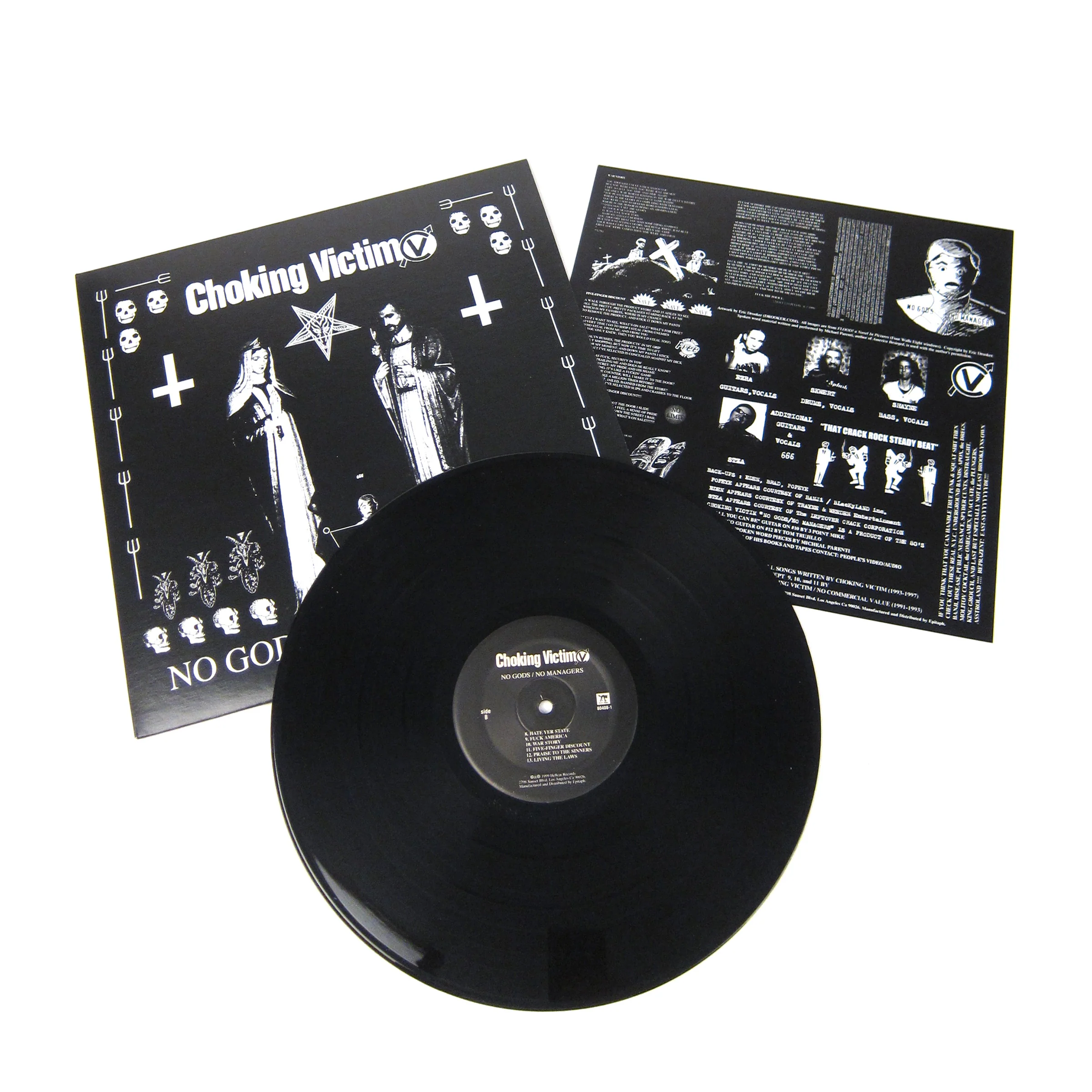 Choking Victim: No Gods / No Managers Vinyl LP - Image 2