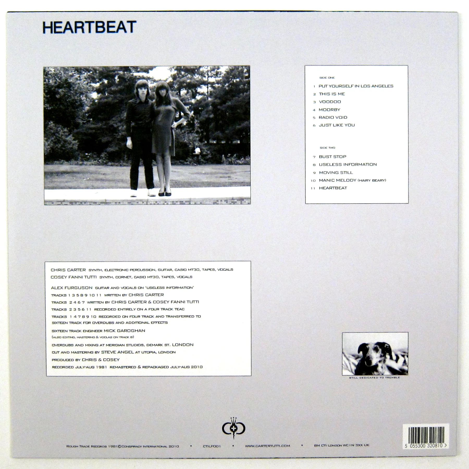 Chris & Cosey: Heartbeat (Colored Vinyl) Vinyl LP - Image 3