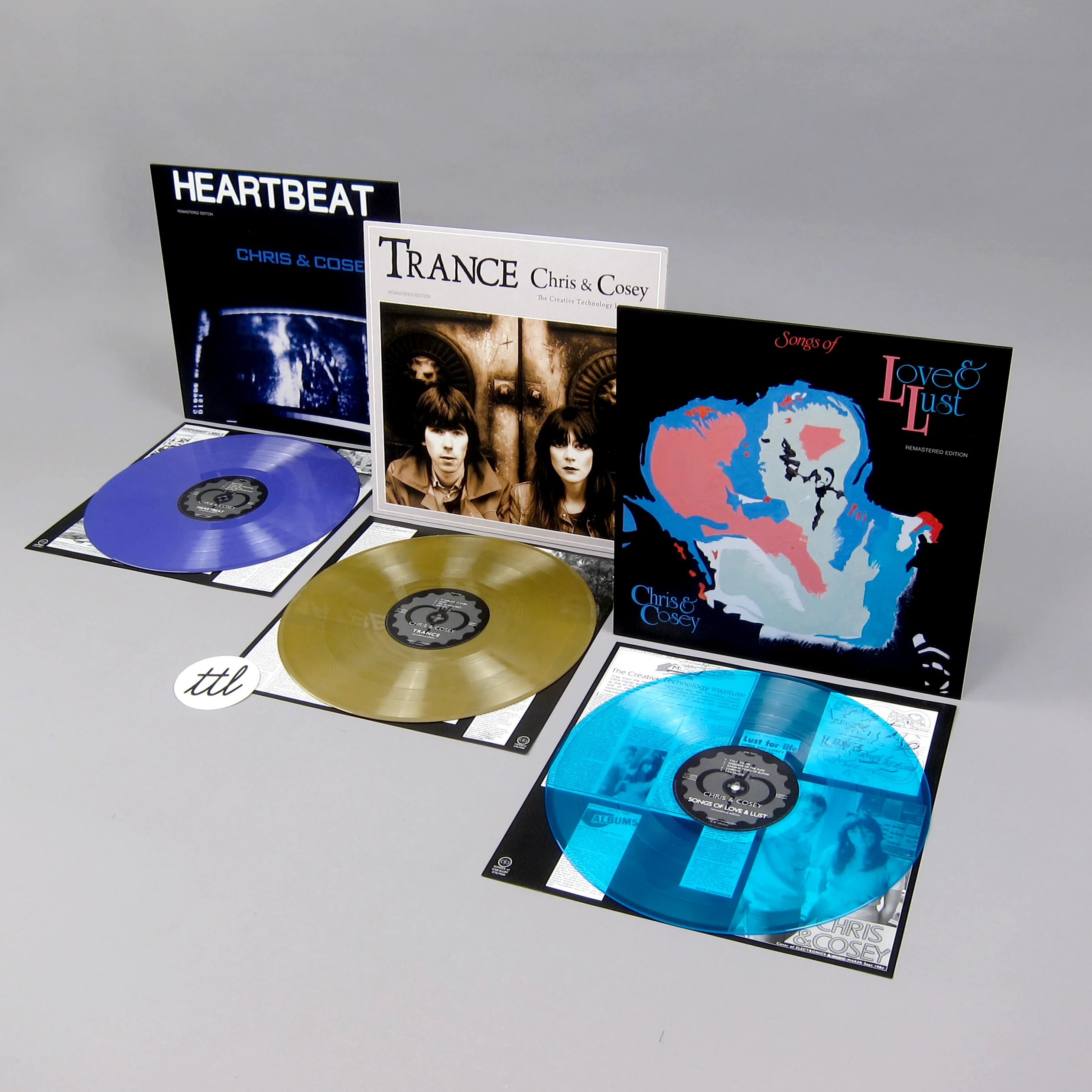 Chris & Cosey: Songs Of Love & Lust (Colored Vinyl) Vinyl LP - Image 3