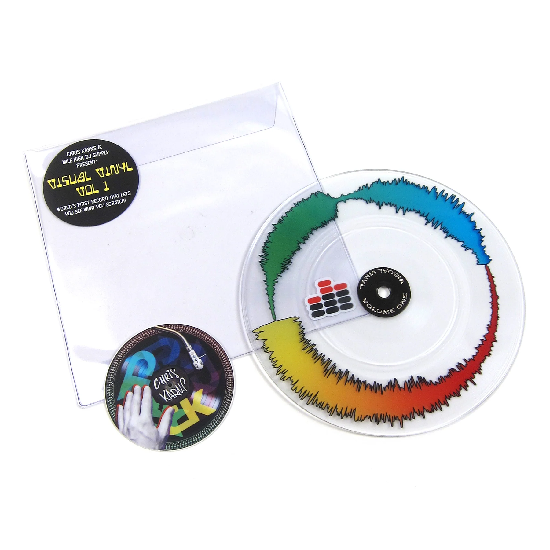 Chris Karns: Visual Vinyl Vol.1 (Clear Pic Disc) Vinyl 7" - Image 2