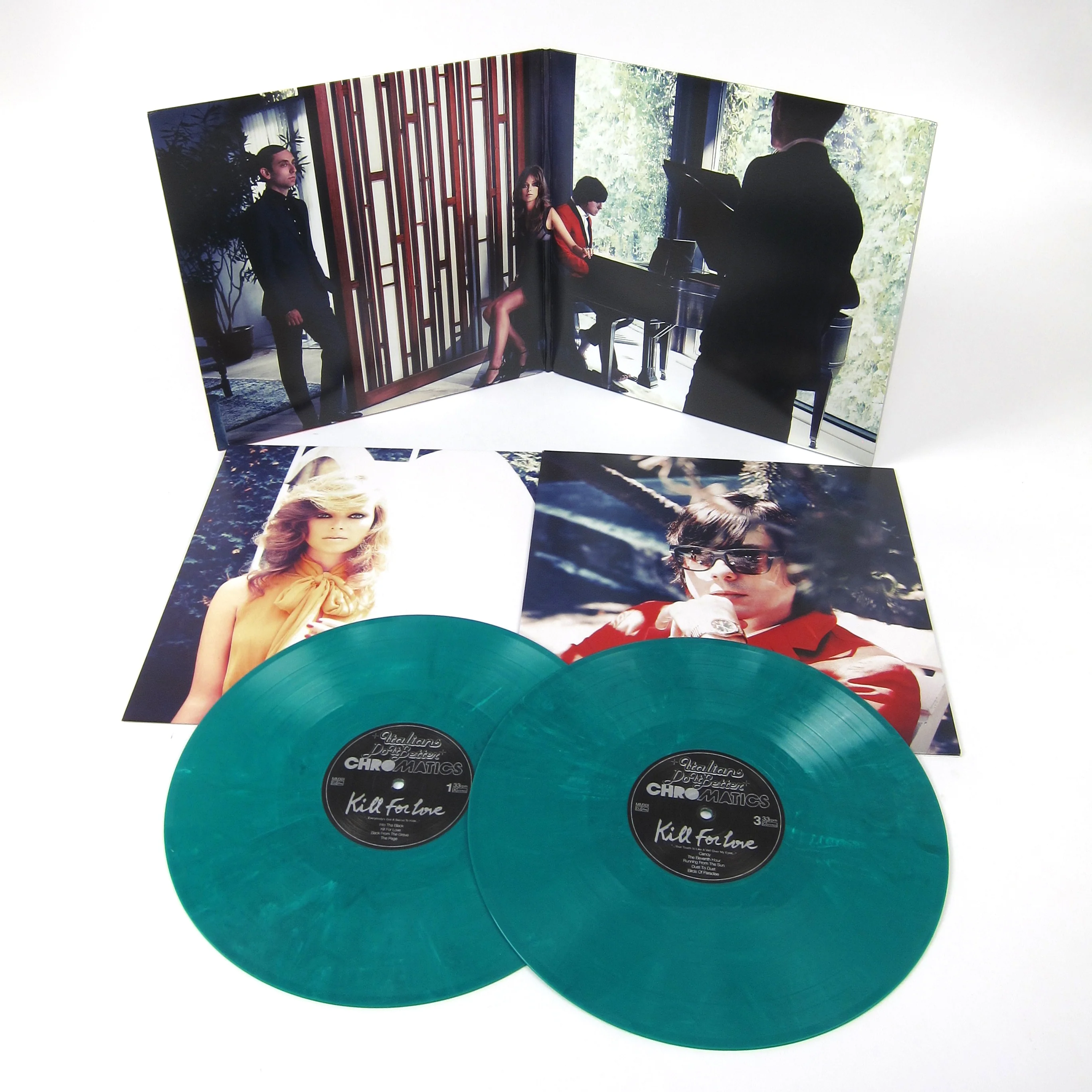 Chromatics: Kill For Love - 5 Year Anniversary Edition (Green Marble Colored Vinyl) Vinyl 2LP - Image 2