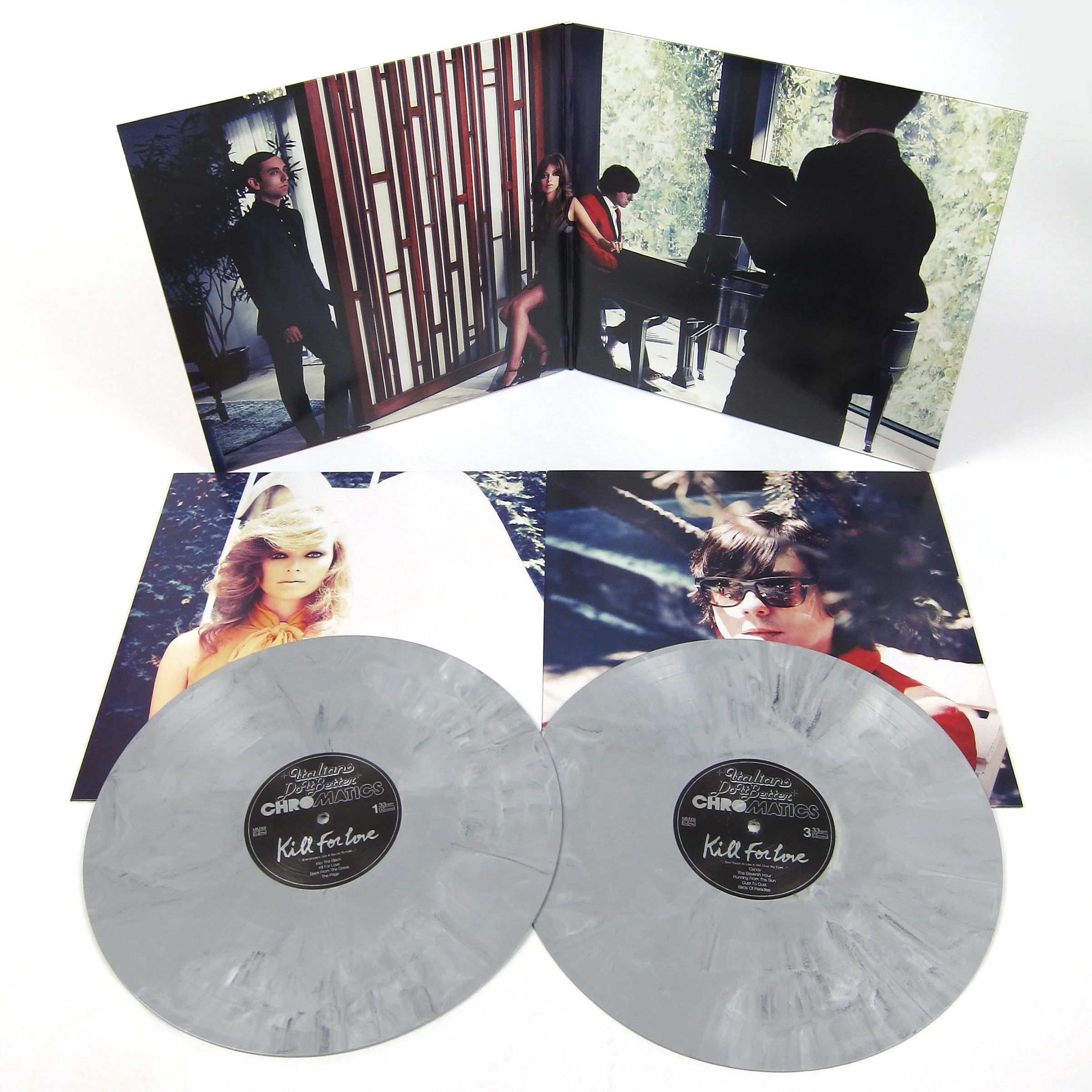 Chromatics: Kill For Love - 5 Year Anniversary Edition (Grey Marble Colored Vinyl) Vinyl 2LP - Image 2