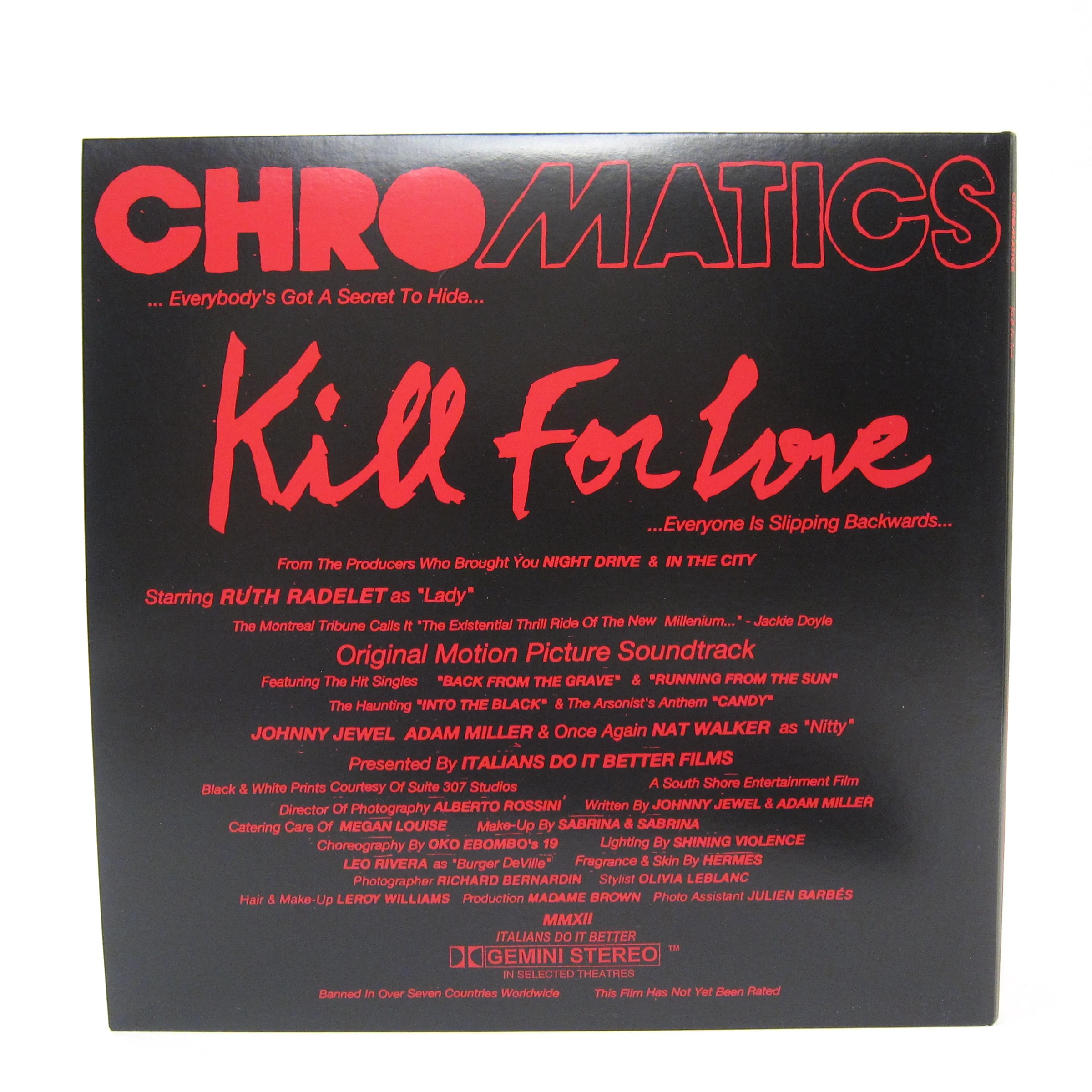 Chromatics: Kill For Love - 5 Year Anniversary Edition (Transparent Violet Colored Vinyl) Vinyl 2LP - Image 3
