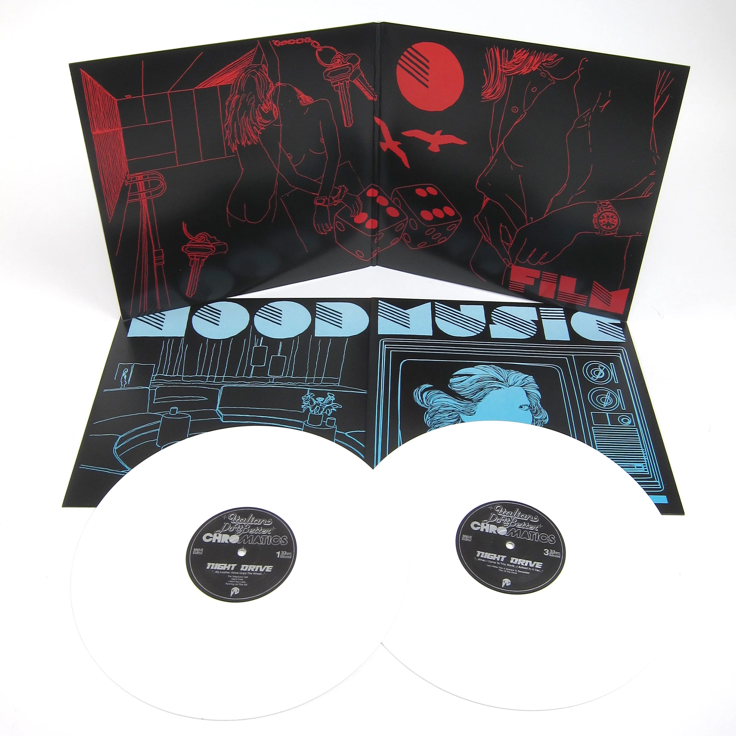 Chromatics: Night Drive Ten Year Remastered Edition (180g, Ivory Colored Vinyl) Vinyl 2LP - Image 2