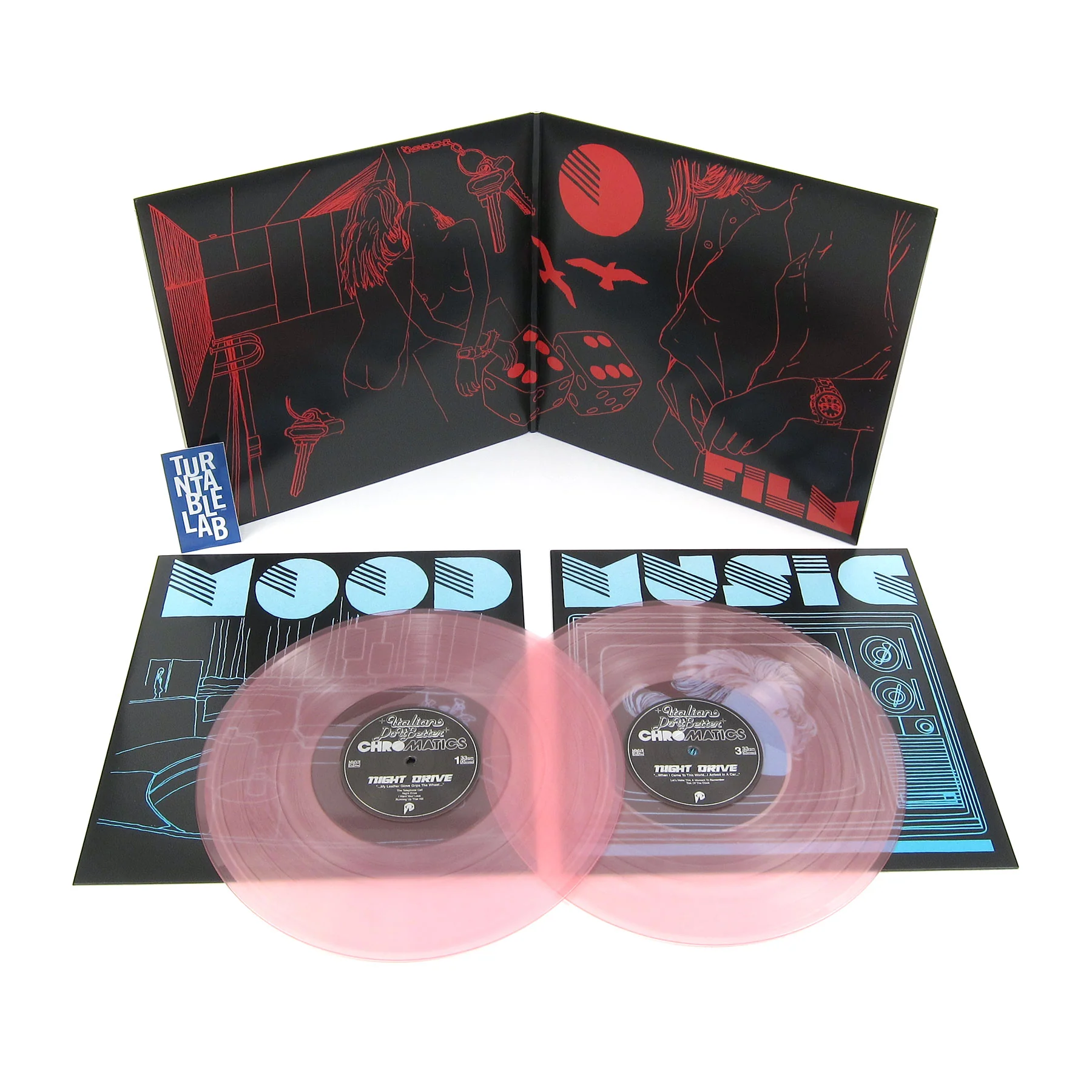 Chromatics: Night Drive Ten Year Remastered Edition (180g, Pink Champagne Colored Vinyl) Vinyl 2LP - Image 2