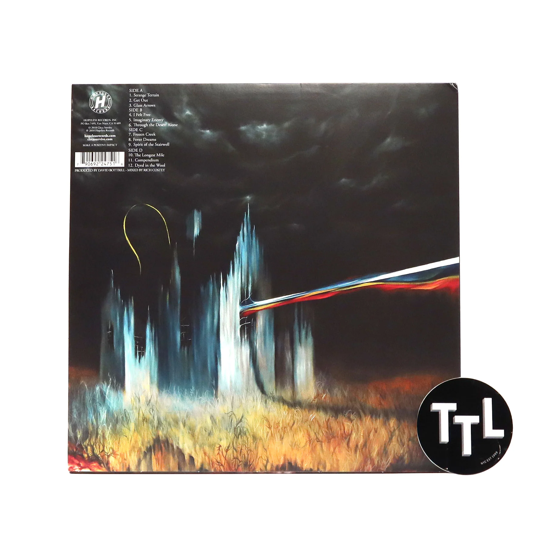 Circa Survive: Blue Sky Noise (Colored Vinyl) Vinyl 2LP - Image 3