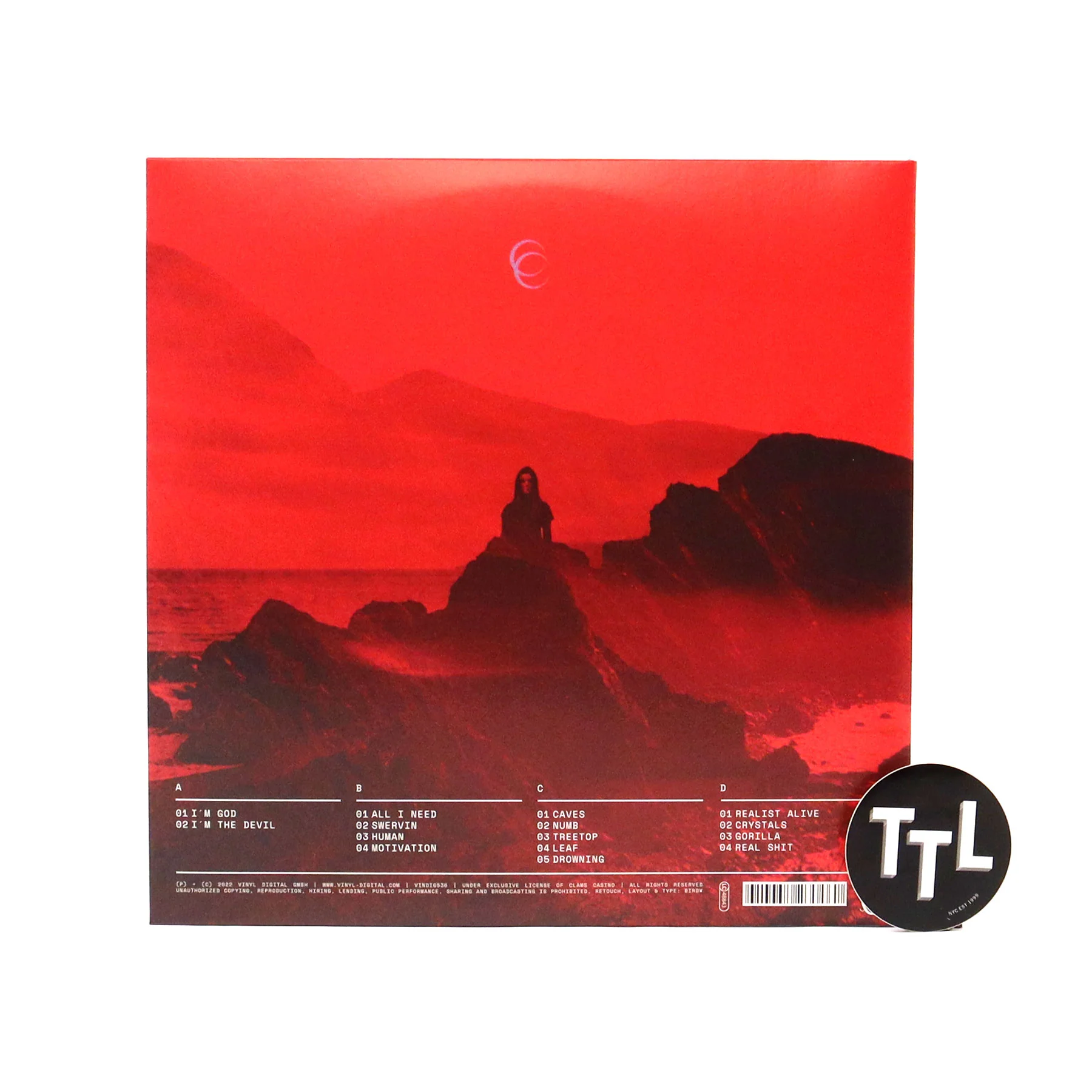 Clams Casino: Instrumental Relics (Import) Vinyl 2LP - Image 3