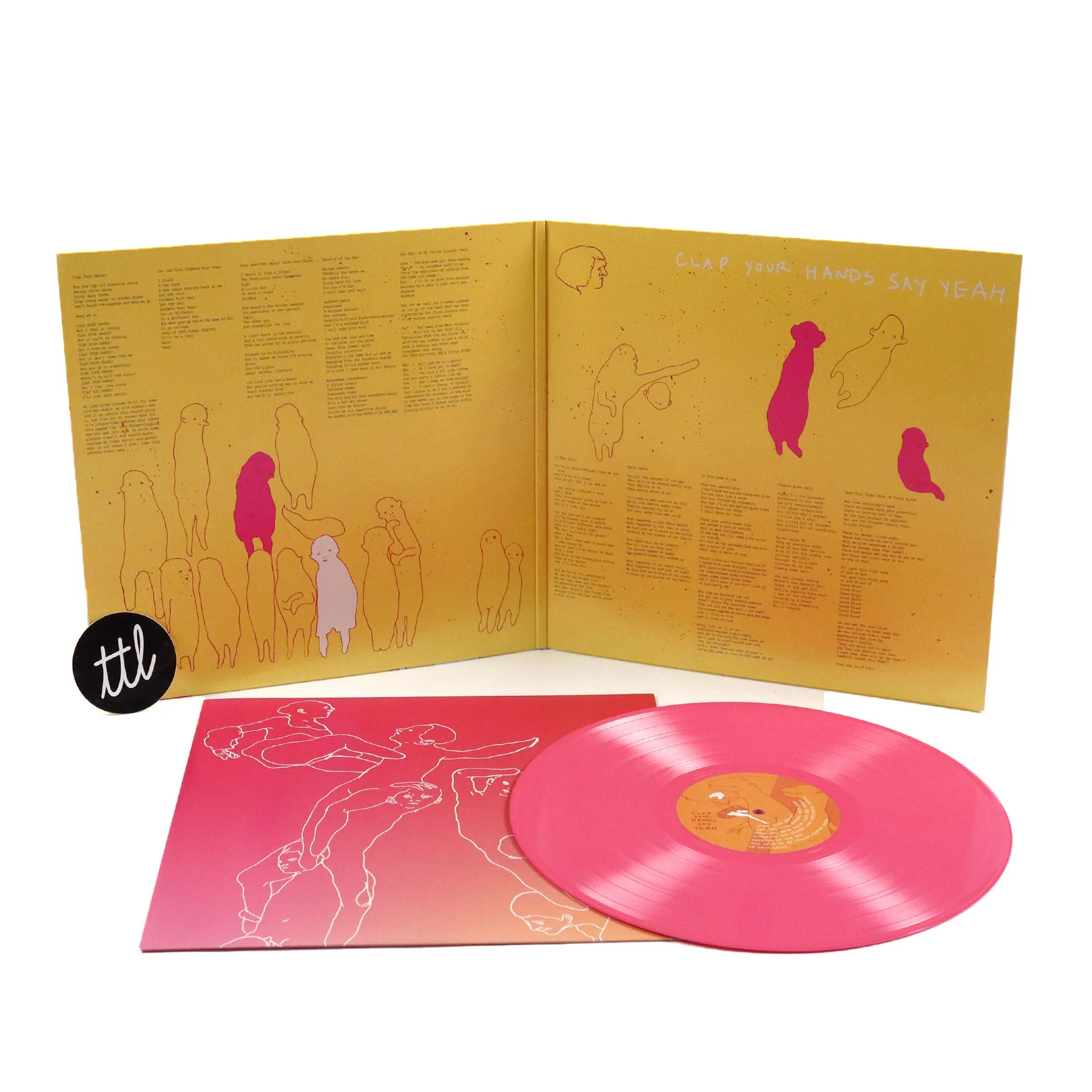 Clap Your Hands Say Yeah: Clap Your Hands Say Yeah (Pink Colored Vinyl) Vinyl LP - Image 2