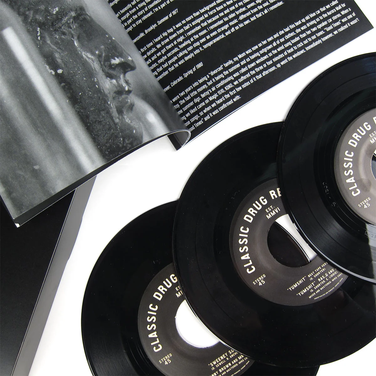 Classic Drug References: Classic Drug References Vol.1 (Blu, Danny Brown) Vinyl 7" Boxset - Image 3