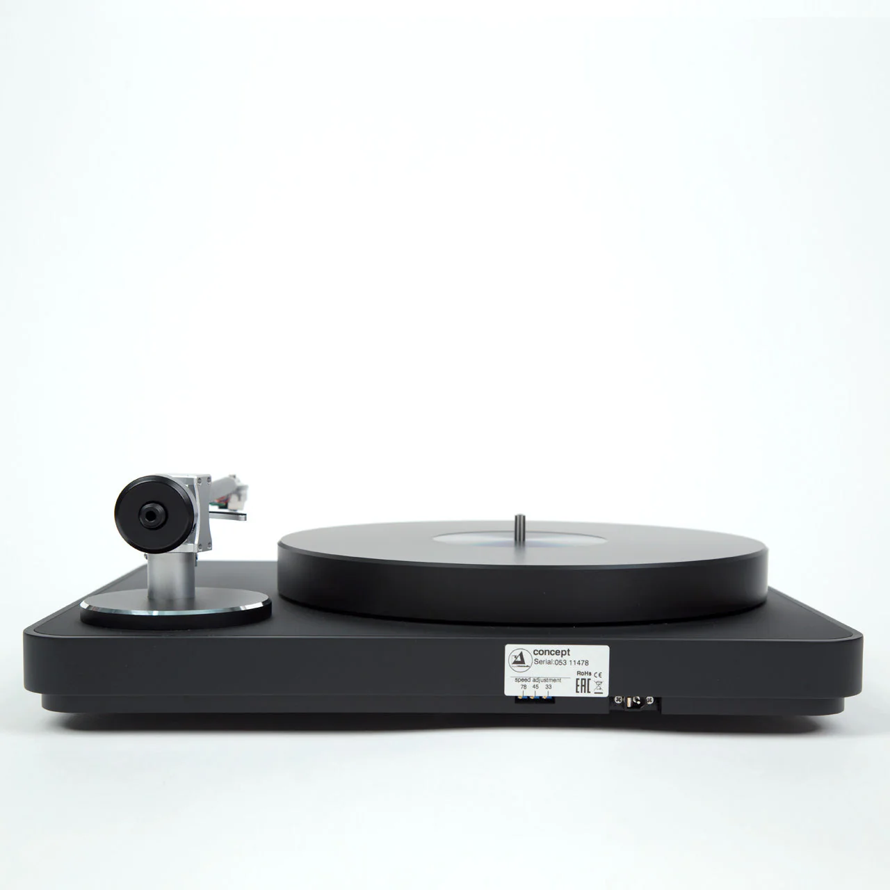 Clearaudio: Concept AiR Black Turntable - Concept Tonearm / Concept Cartridge (Open Box Special) - Image 3