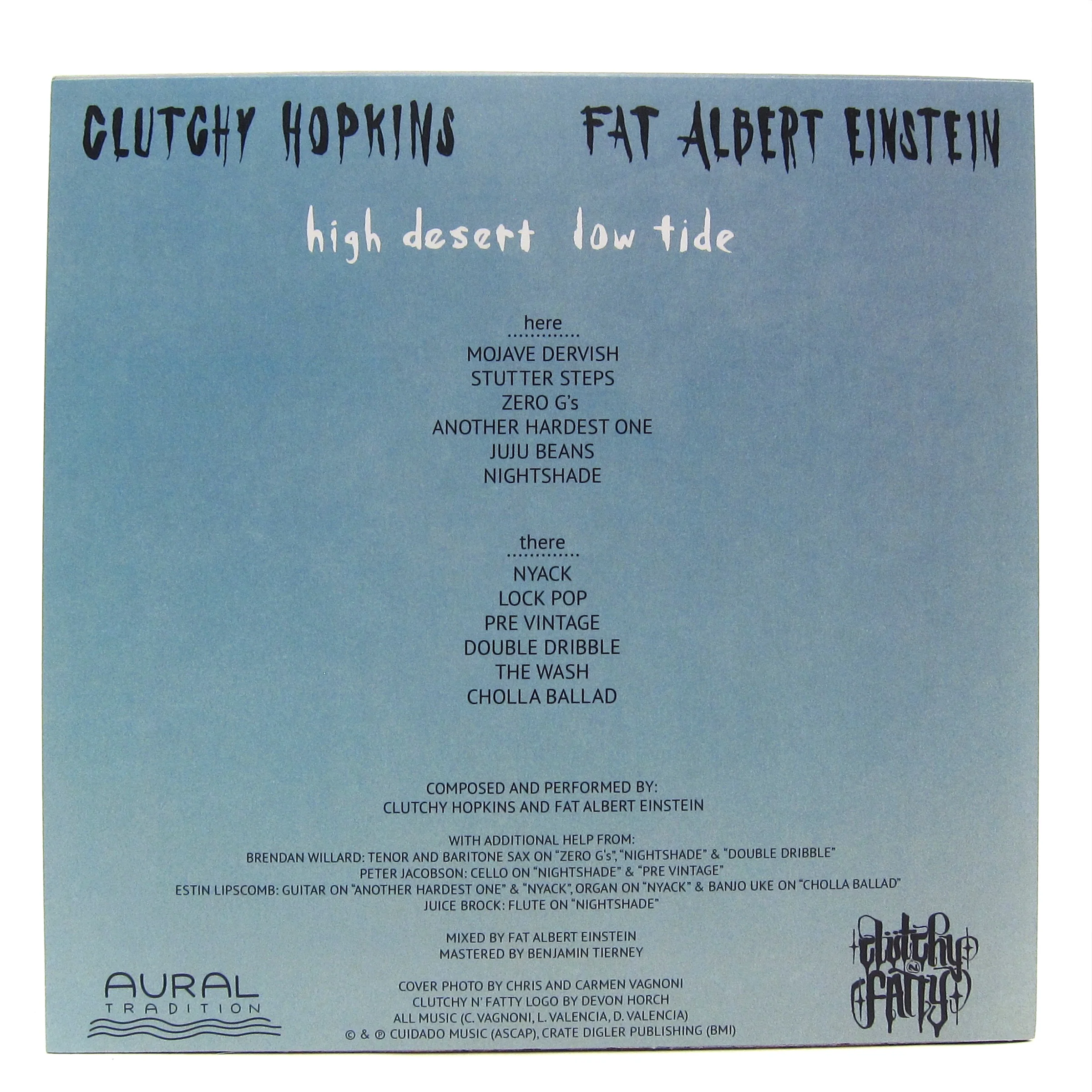 Clutchy Hopkins & Fat Albert Einstein: High Desert Low Tide Vinyl LP - Image 2
