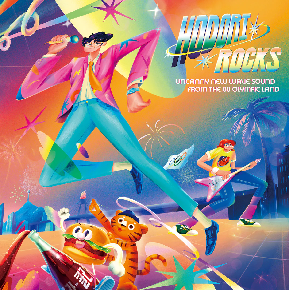 Cobrarose Records: Hodori Rocks - Uncanny New Wave Sound From The 88 Olympic Land Vinyl LP - PRE-ORDER - Image 4