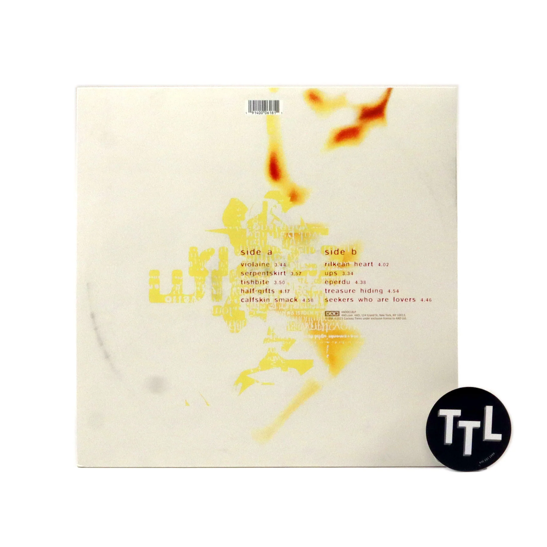 Cocteau Twins: Milk & Kisses Vinyl LP - Image 3