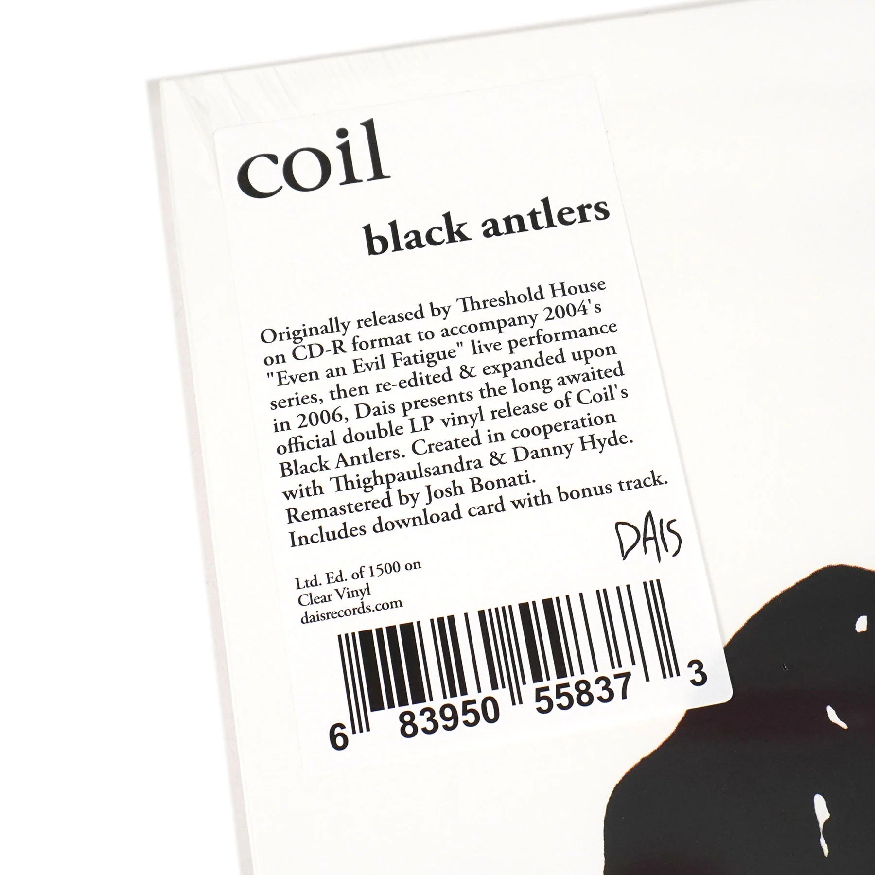 Coil: Black Antlers (Colored Vinyl) Vinyl LP - Image 4