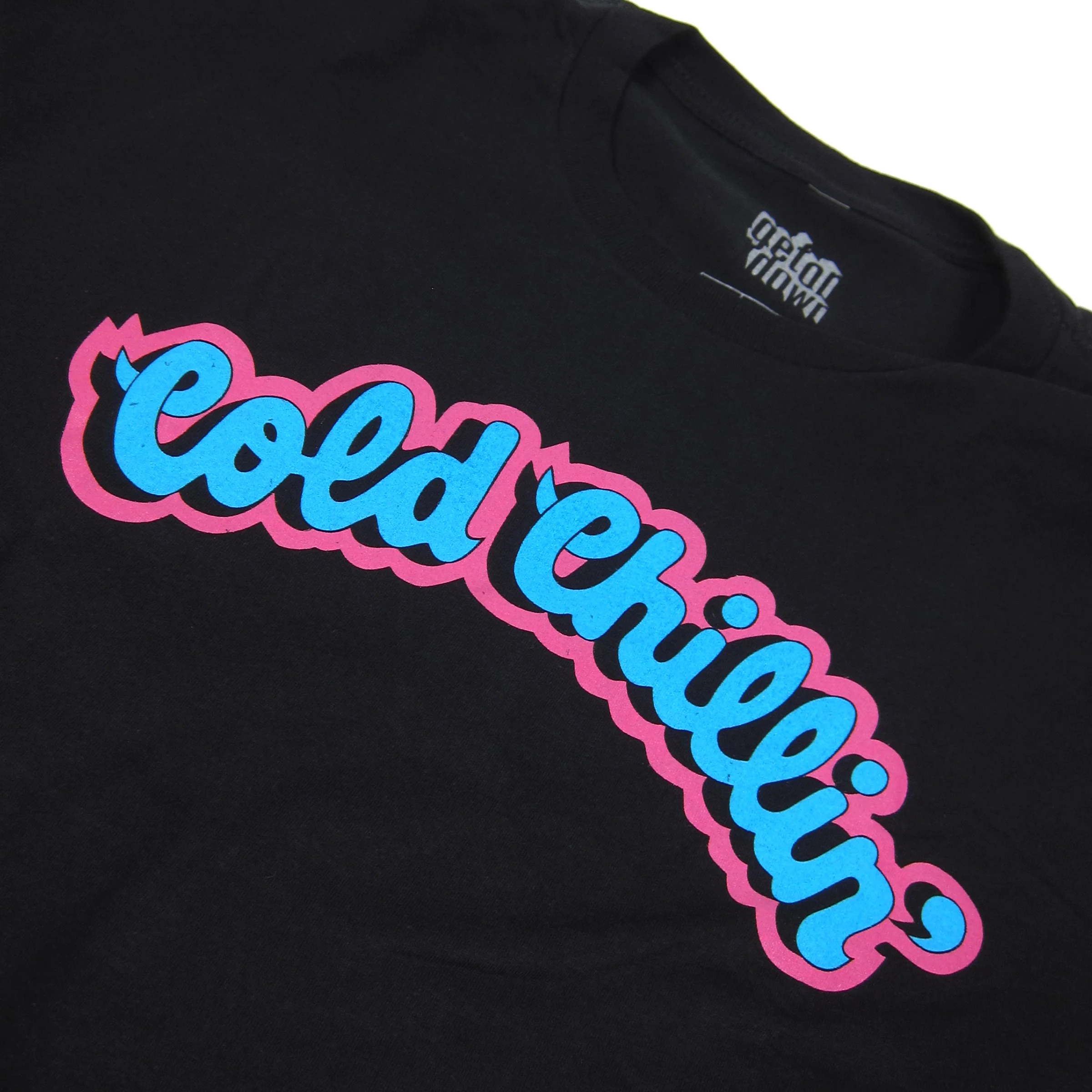 Cold Chillin': Logo Shirt - Black / Blue - Image 2