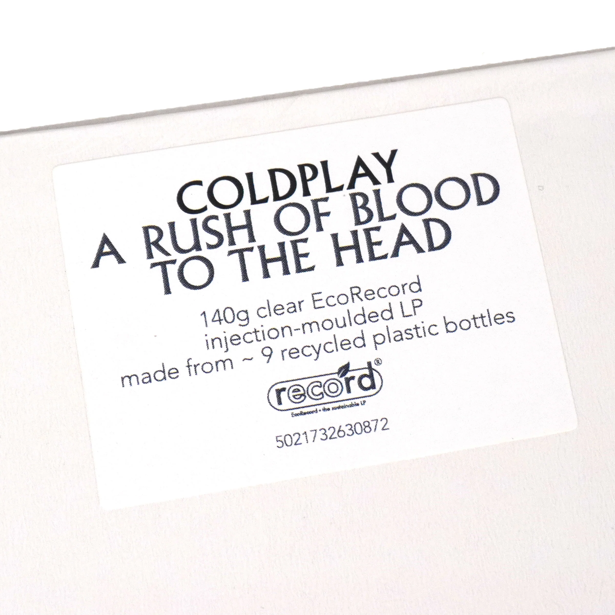 Coldplay: A Rush of Blood to the Head (Clear Colored Vinyl) Vinyl LP - Image 4