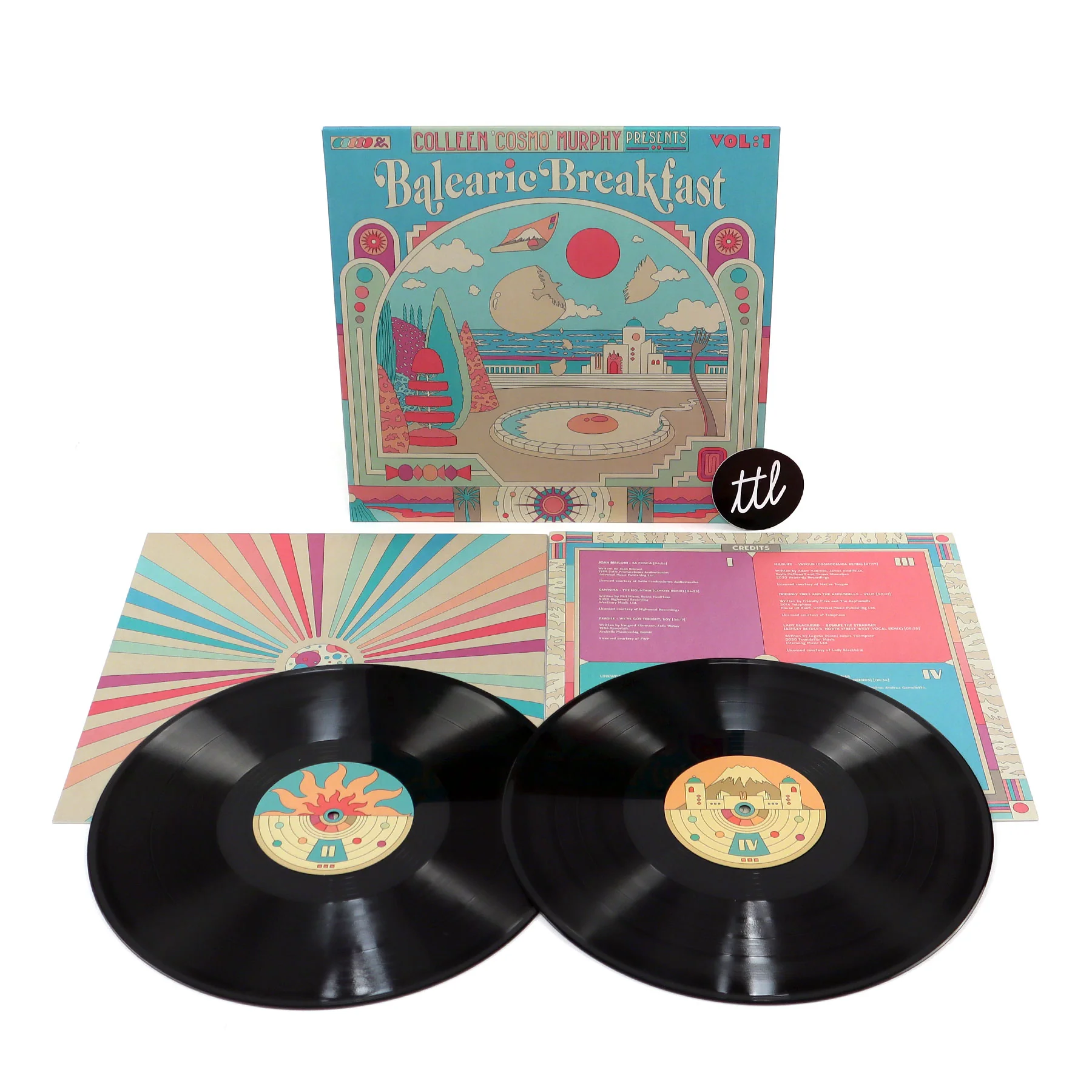 Colleen Cosmo Murphy Presents: Balearic Breakfast Vol.1 Vinyl 2LP - Image 2