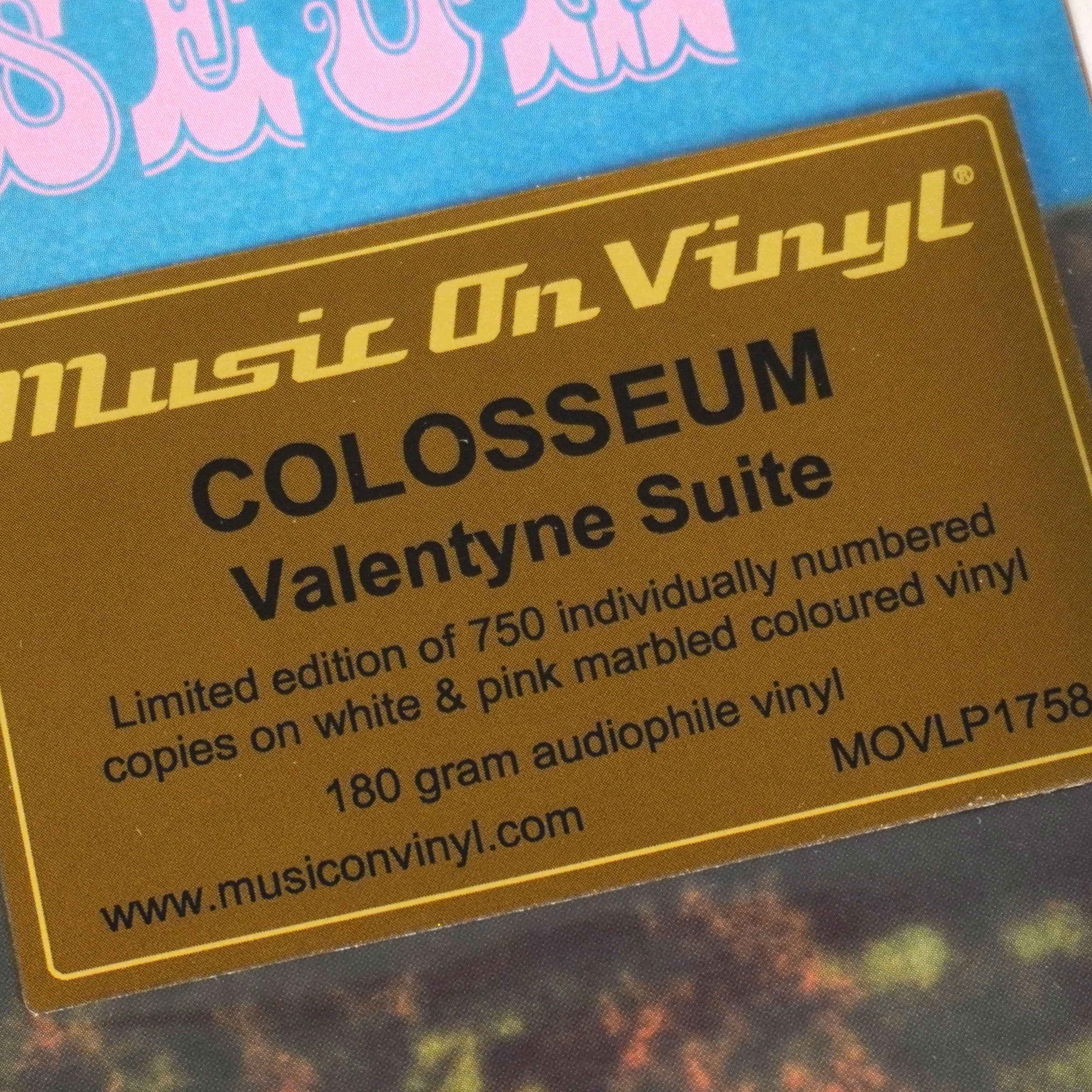 Colosseum: Valentyne Suite (180g, Import, Colored Vinyl) Vinyl LP - Image 4
