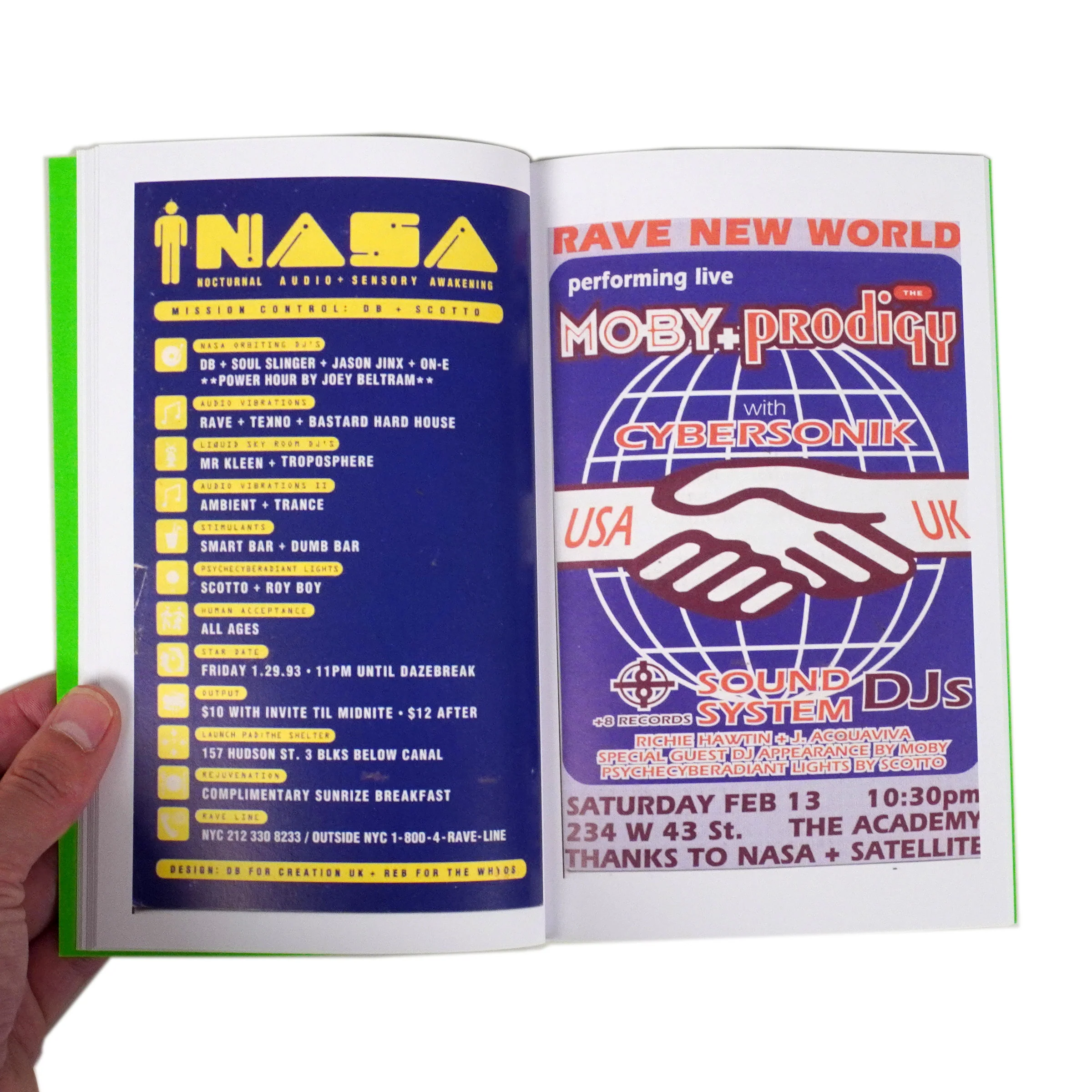 Colpa Press: Rave Flyer Zine Pack (NY) - Image 2