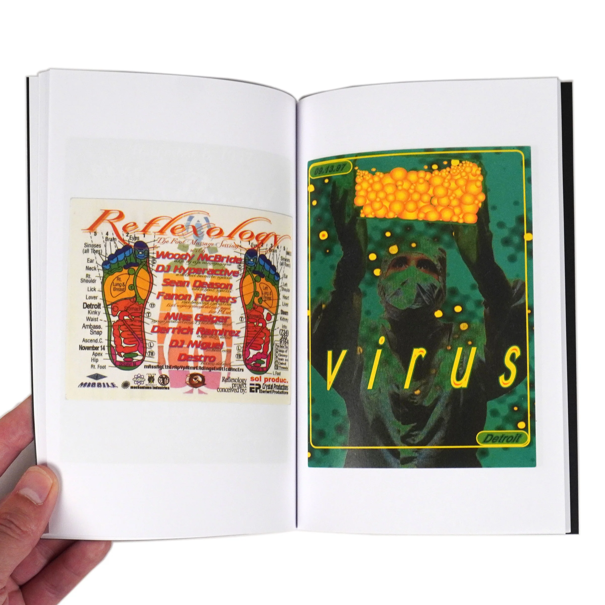 Colpa Press: Rave Flyer Zine Pack (Paris + Detroit) - Image 2