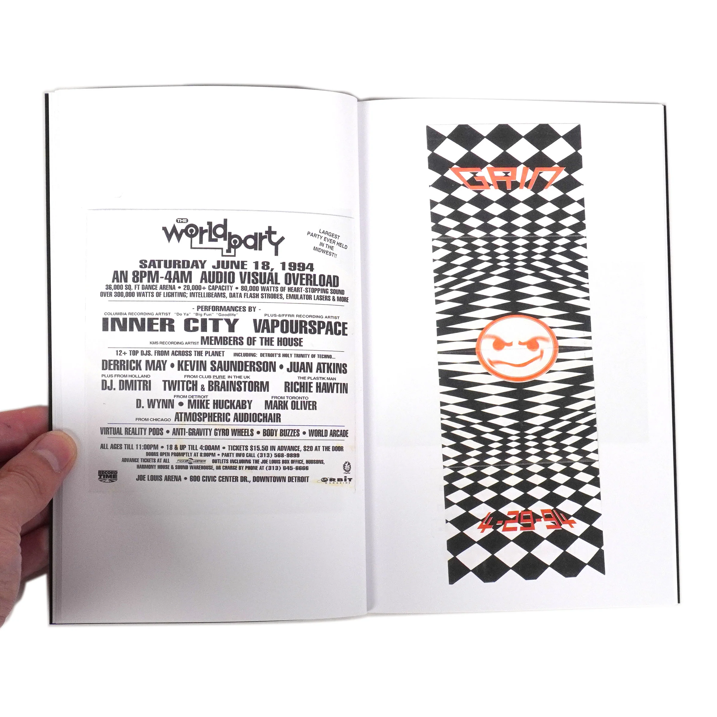 Colpa Press: Rave Flyer Zine Pack (Paris + Detroit) - Image 3