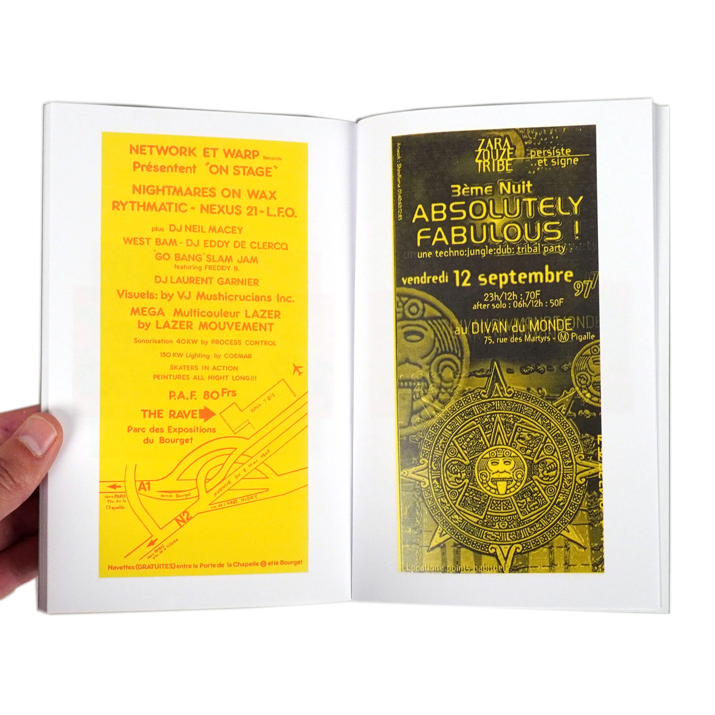 Colpa Press: Rave Flyer Zine Pack (Paris + Detroit) - Image 5