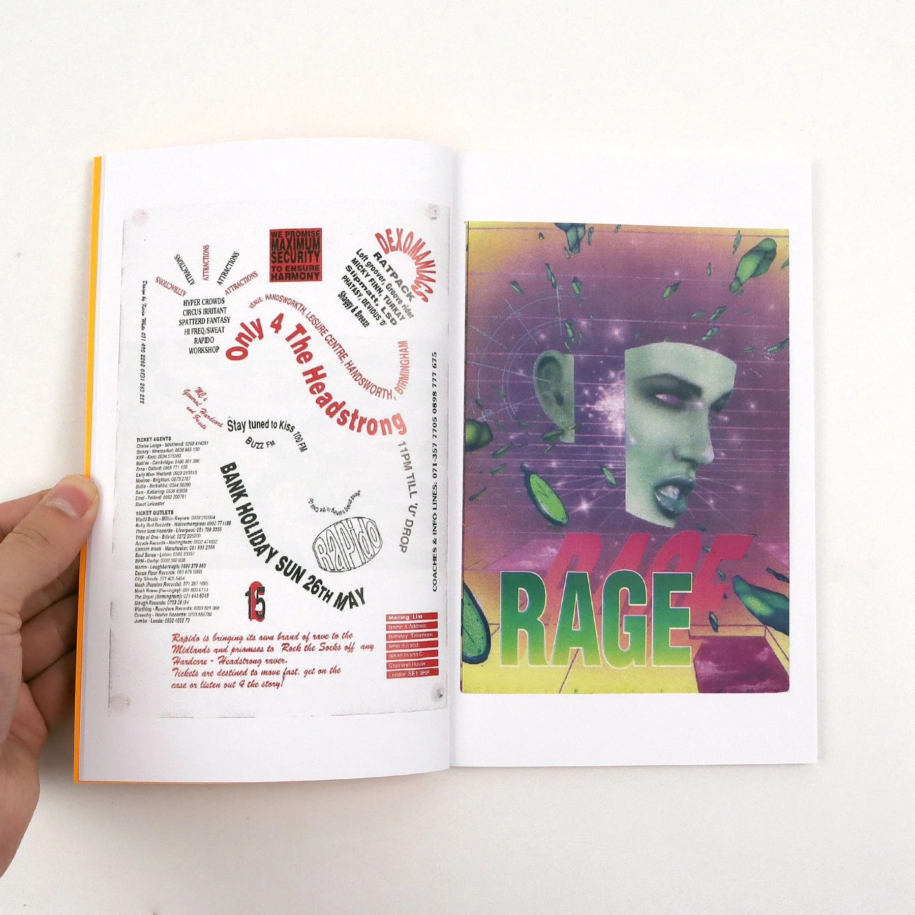 Colpa Press: Rave Flyer Zine Pack (UK + London) - Image 4