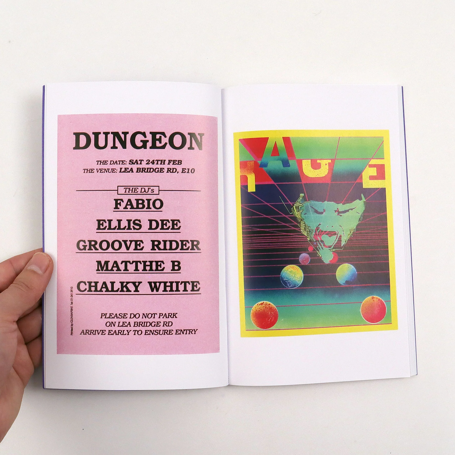 Colpa Press: Rave Flyer Zine Pack (UK + London) - Image 8