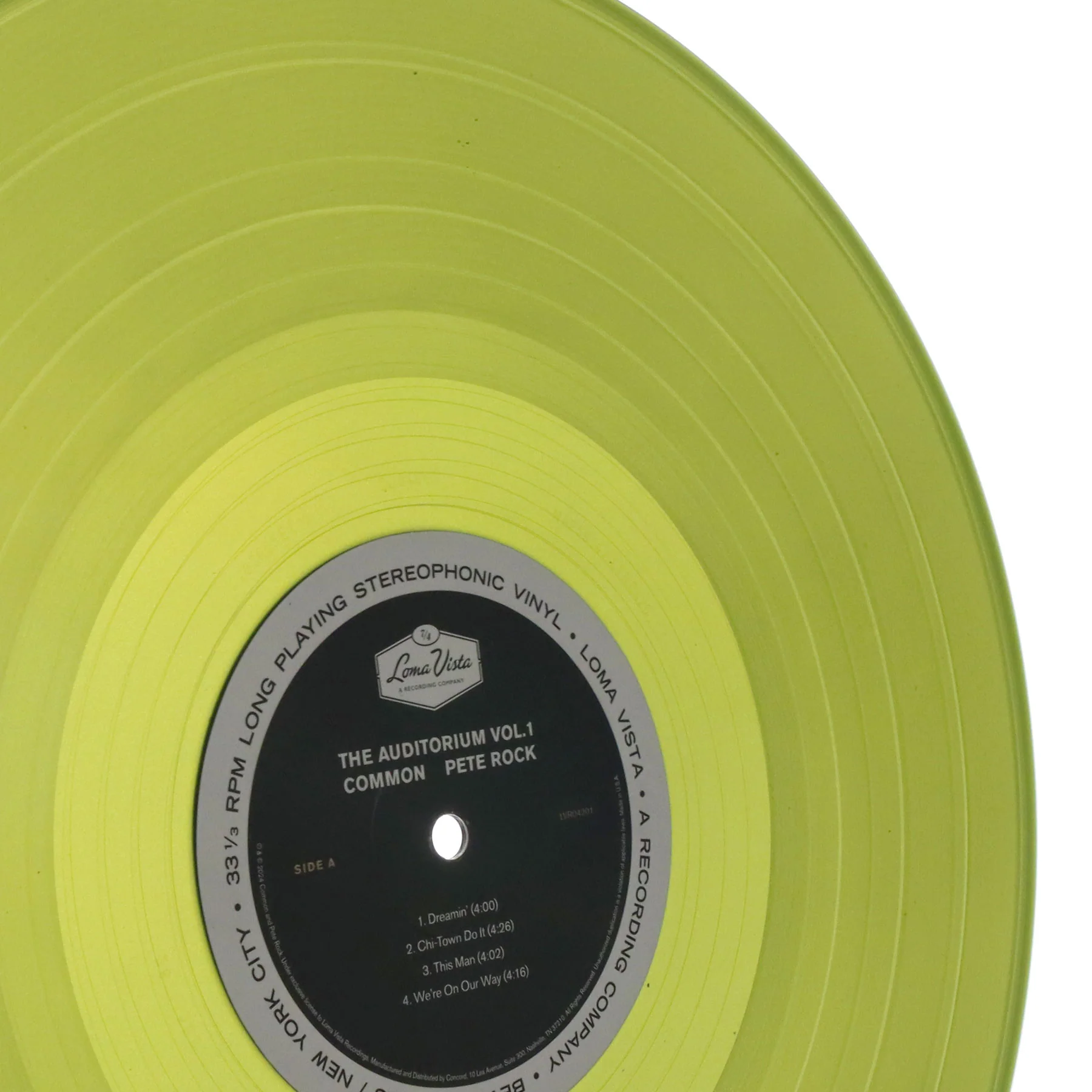 Common & Pete Rock: The Auditorium Vol.1 (Indie Exclusive Colored Vinyl) Vinyl 2LP - Image 2