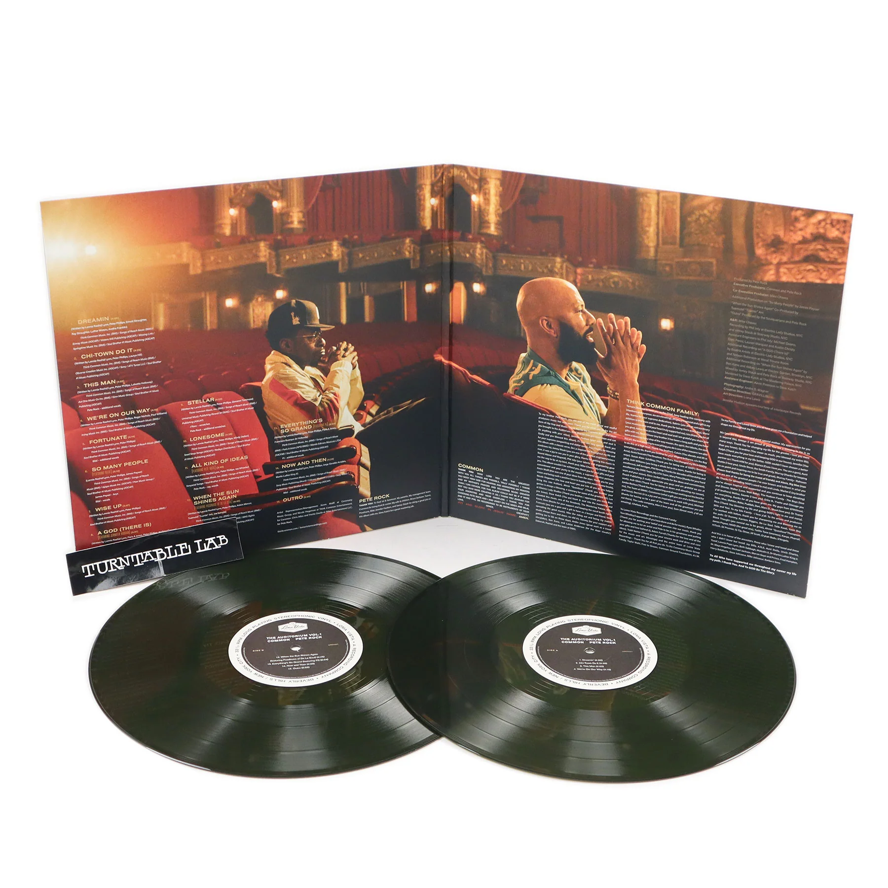 Common & Pete Rock: The Auditorium Vol.1 (Indie Exclusive Colored Vinyl) Vinyl 2LP - Image 3