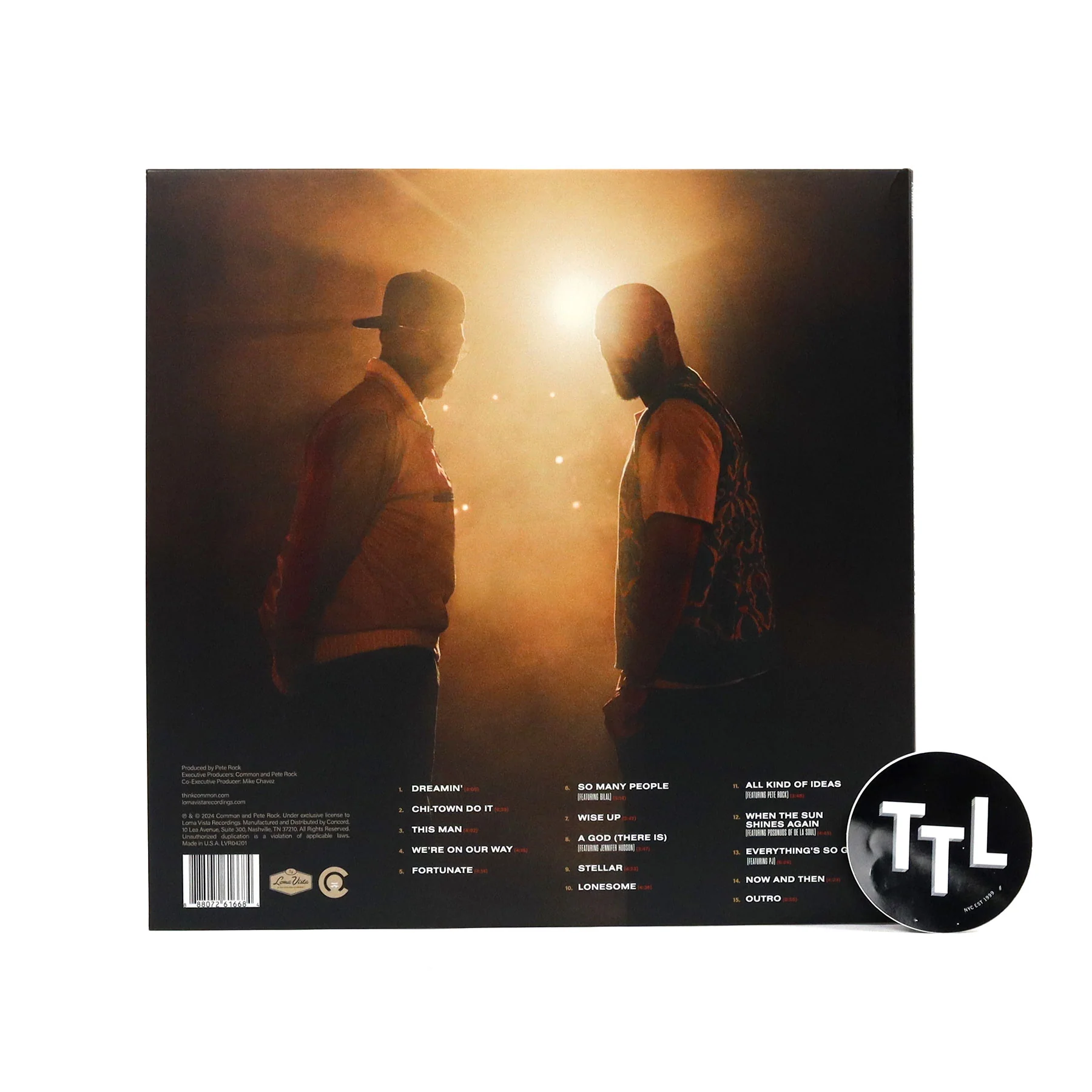 Common & Pete Rock: The Auditorium Vol.1 (Indie Exclusive Colored Vinyl) Vinyl 2LP - Image 4