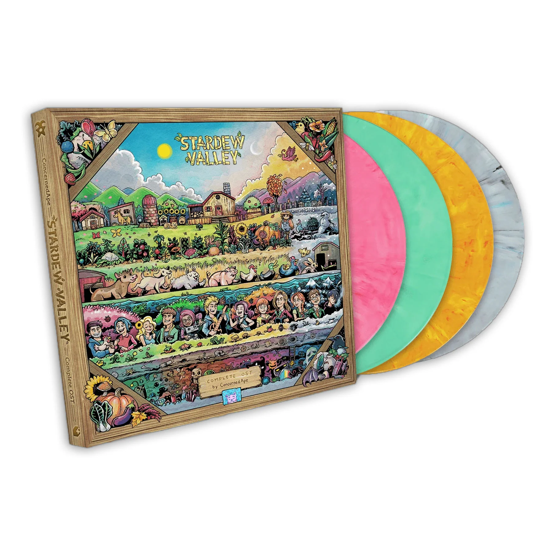 ConcernedApe: Stardew Valley Complete Soundtrack (Colored Vinyl) Vinyl 4LP Boxset - Image 3