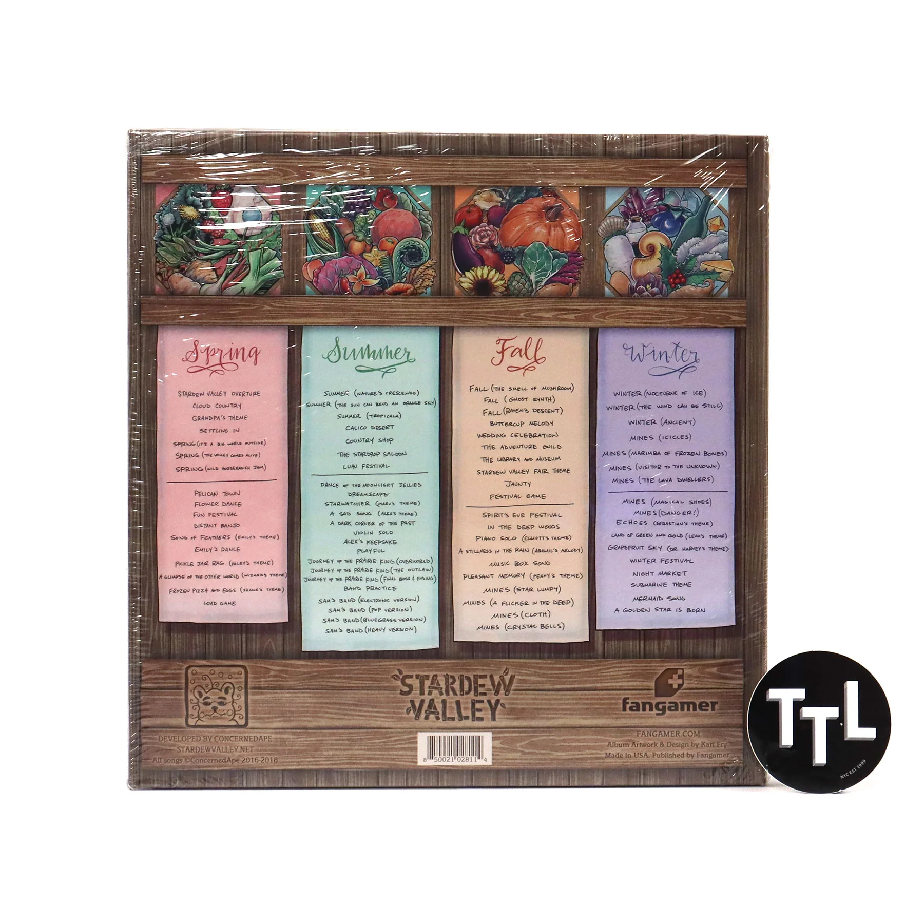 ConcernedApe: Stardew Valley Complete Soundtrack (Colored Vinyl) Vinyl 4LP Boxset - Image 4