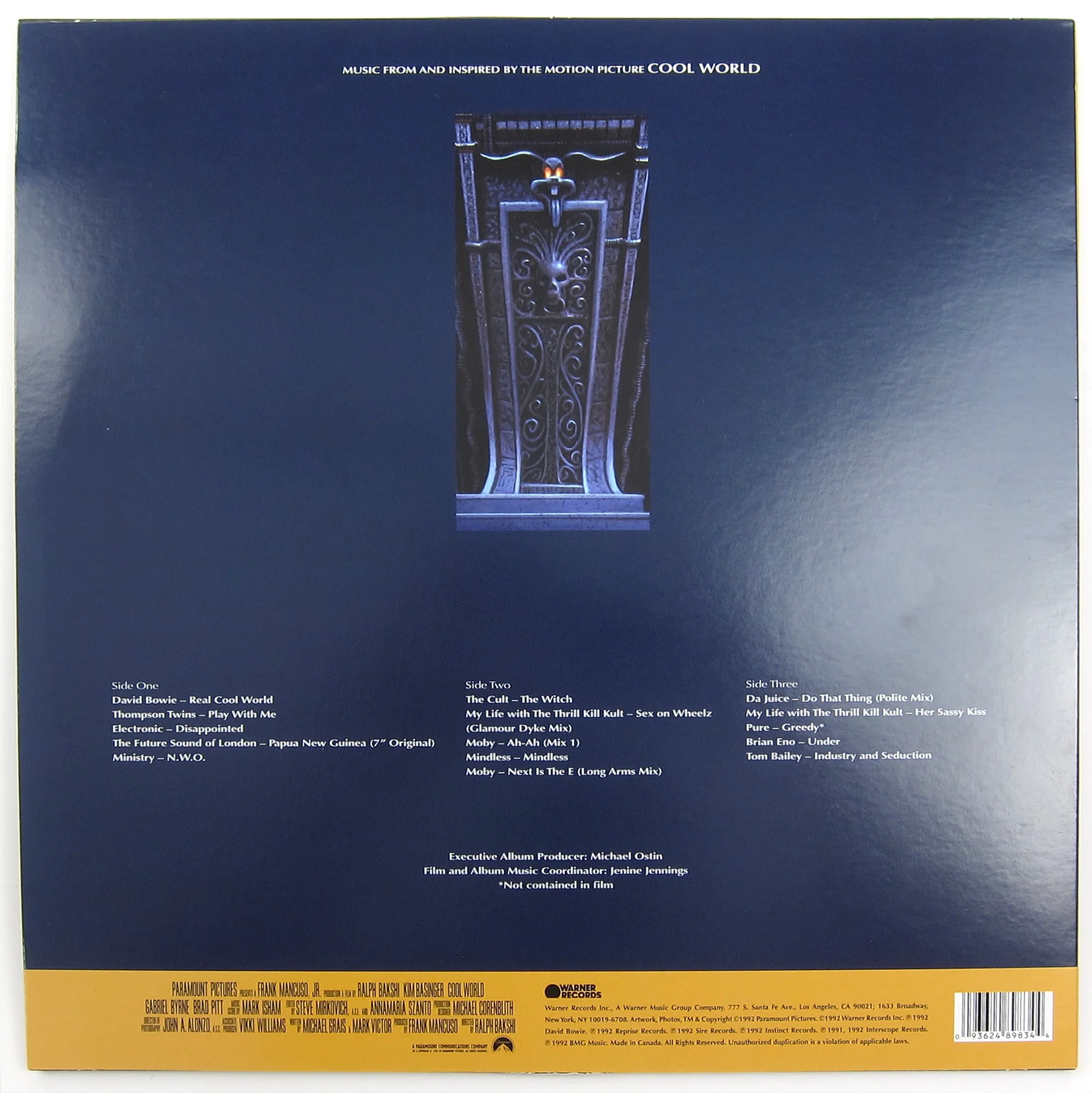 Cool World: Music From The Motion Picture (Colored Vinyl) Vinyl 2LP - Image 3