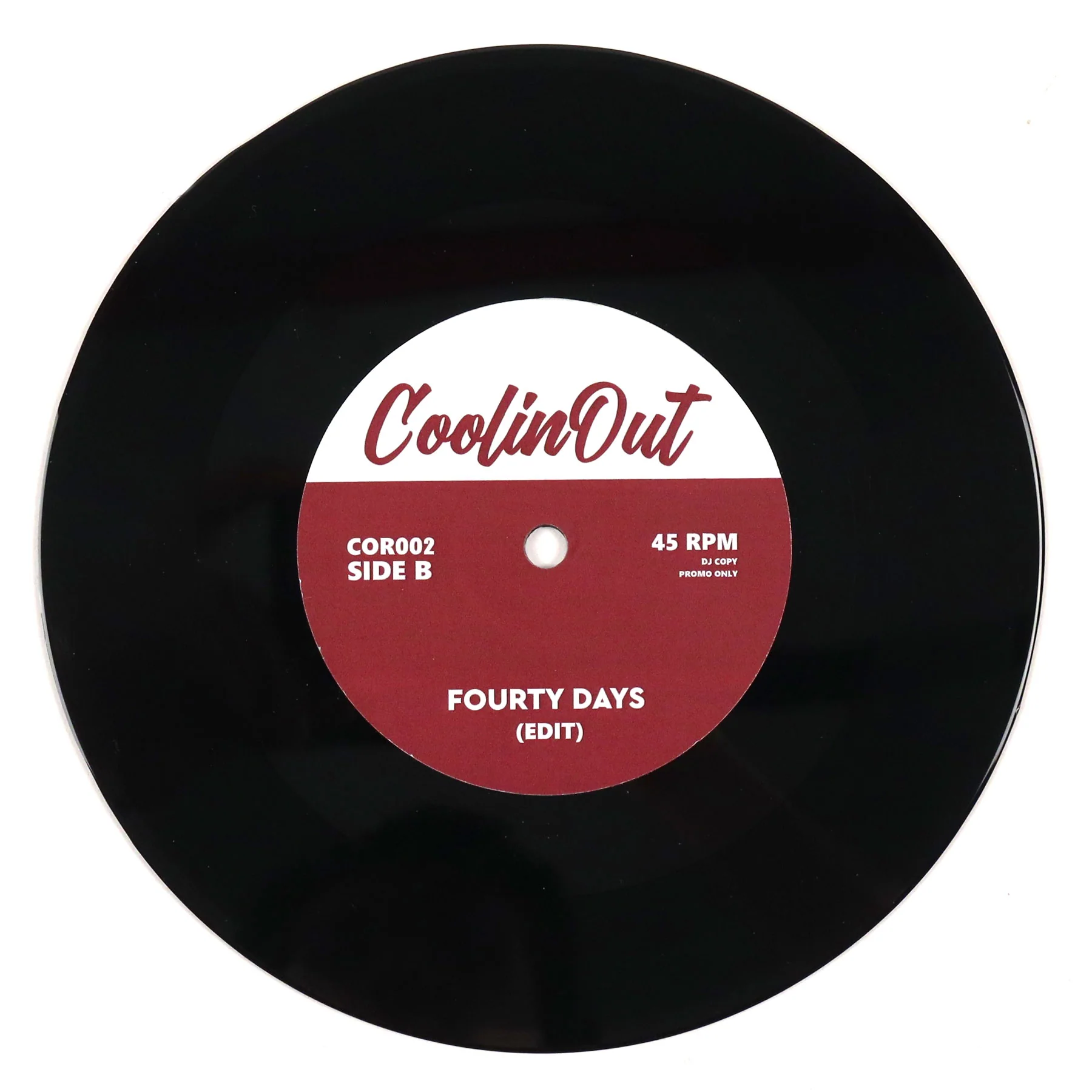 Coolin Out: Wind Parade / Fourty Days (Edits) Vinyl 7" - Image 2