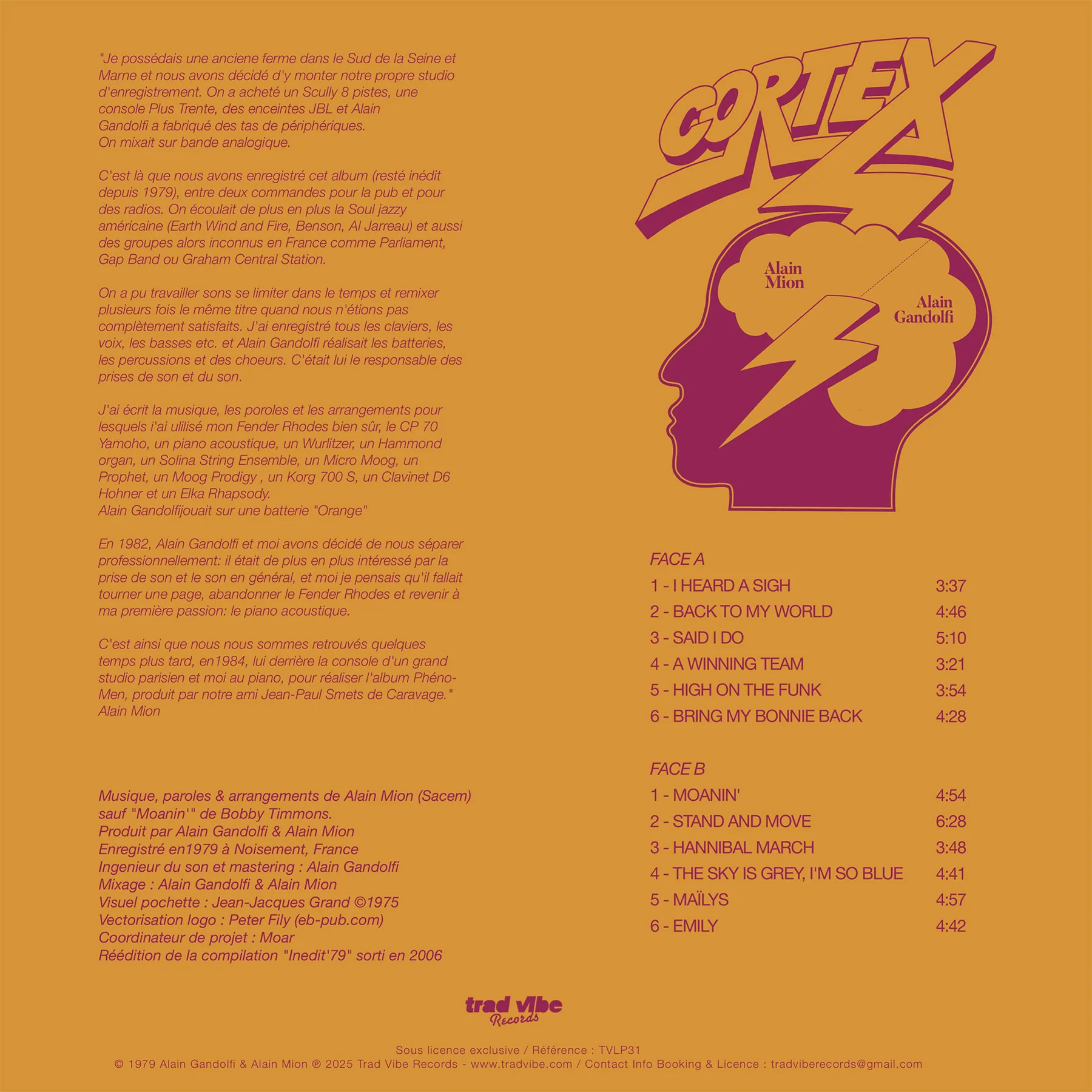Cortex: Inedit (Import) Vinyl LP - Image 3