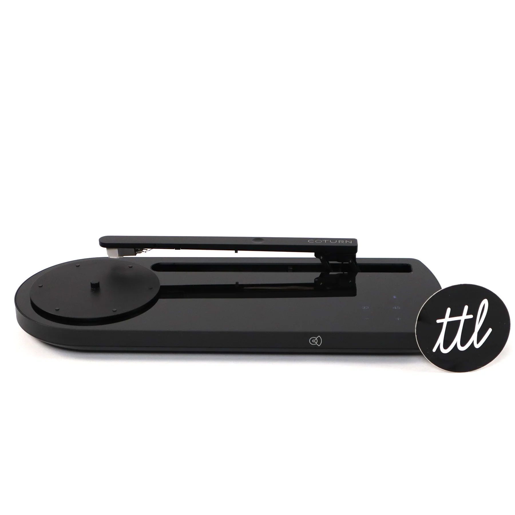 Coturn: CT-01 Portable Bluetooth Turntable - Black - Image 2