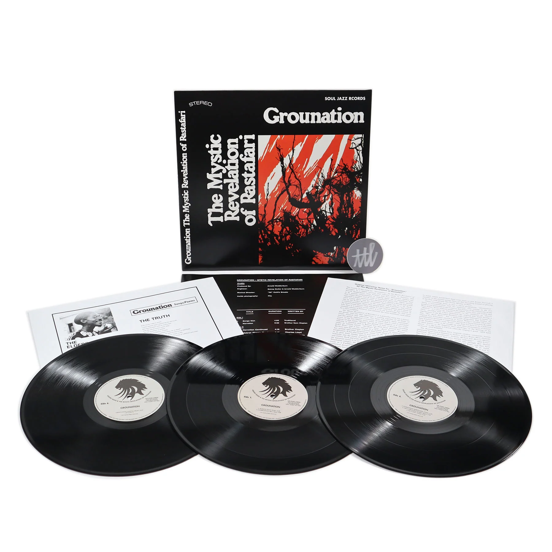 Count Ossie & Mystic Revelation Of Rastafari: Grounation Vinyl 3LP - Image 2
