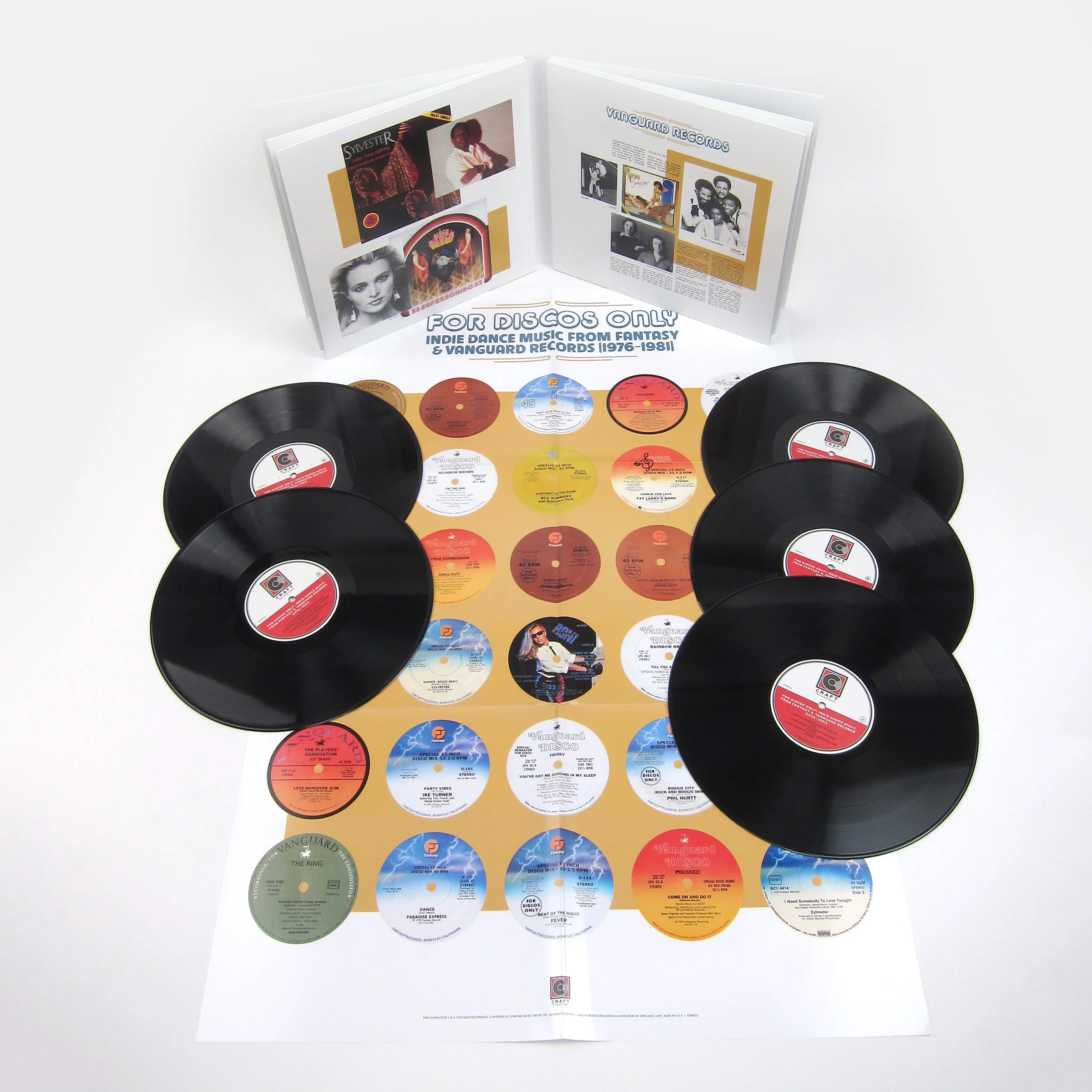 Craft Recordings: For Discos Only - Indie Dance From Fantasy & Vanguard (1976–81) Vinyl 5LP Boxset - Image 2