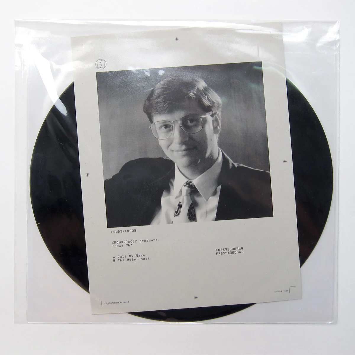 Cray76: Call My Name / The Holy Ghost 12" - Image 2
